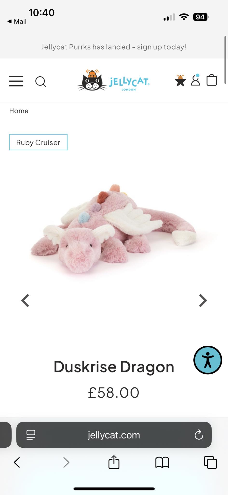 I just secured my duskrise dragon jellycat, so stay tuned for the