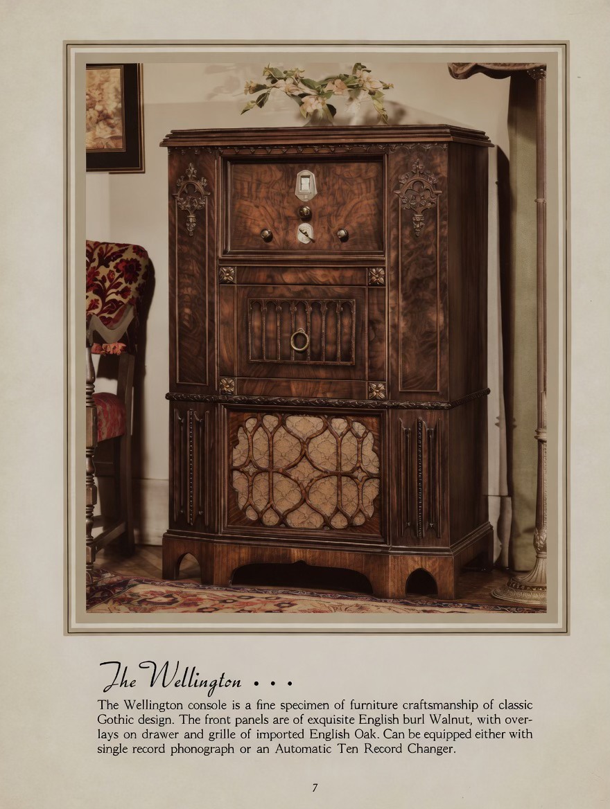 HAIR CELEB radio photration 本体 E.H. Scott 1934 Wellington cabinet radio with record changer