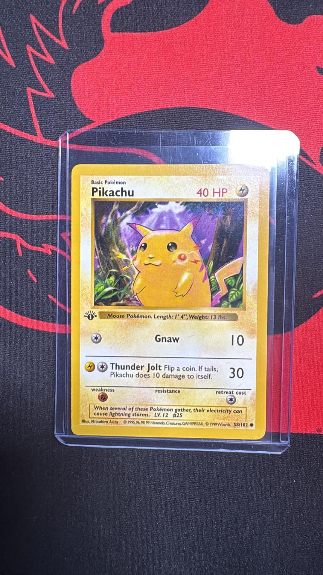 Is this miscut shadowless Pokemon card considered an error?