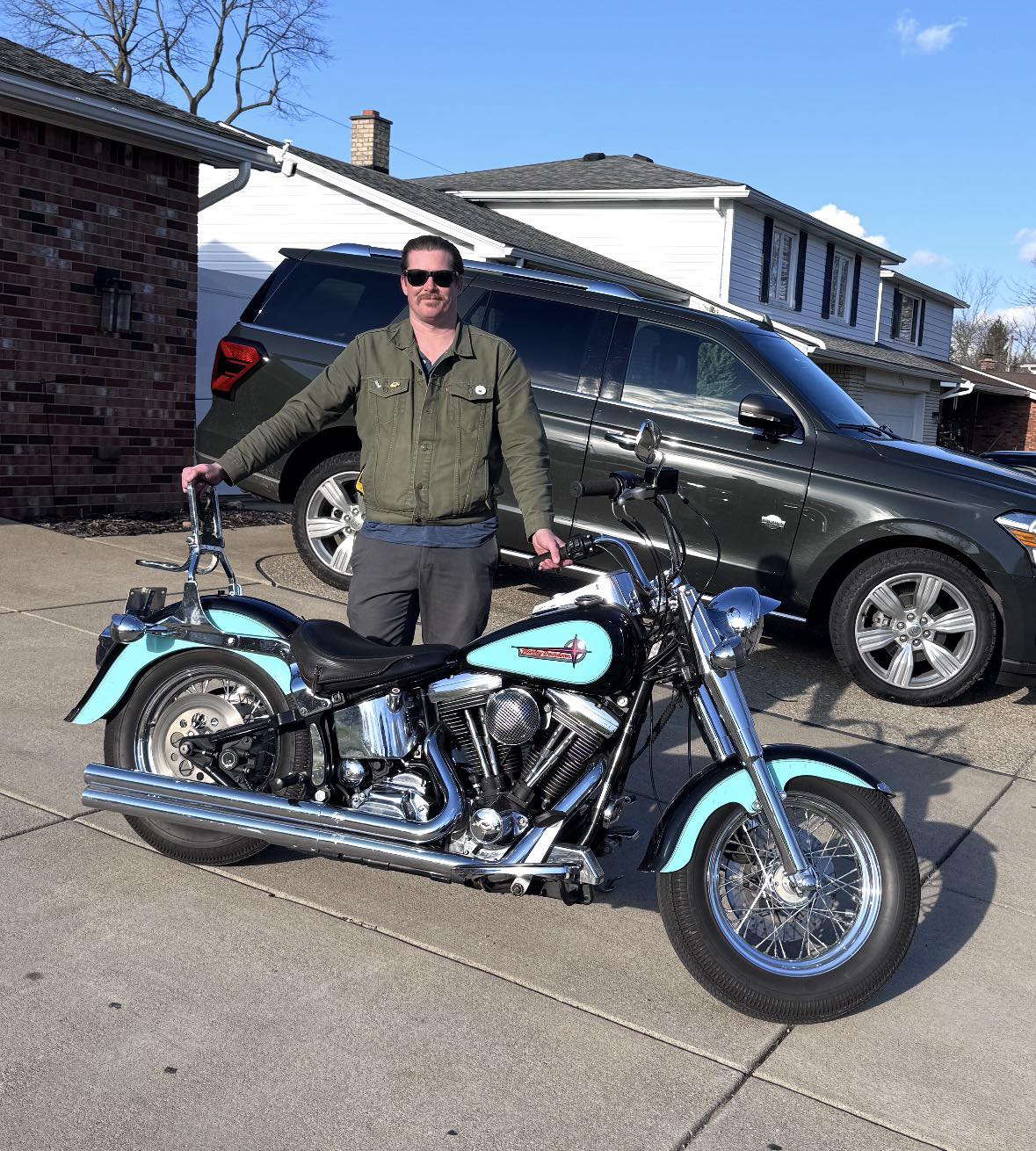 Long-time Sportster rider joins Fatboy owners with new big twin