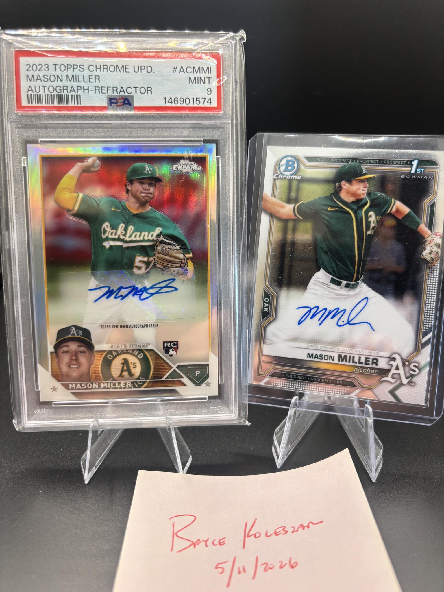 2025 Bowman Draft Mason Neville True Gold 1st auto /50 Asking $600 