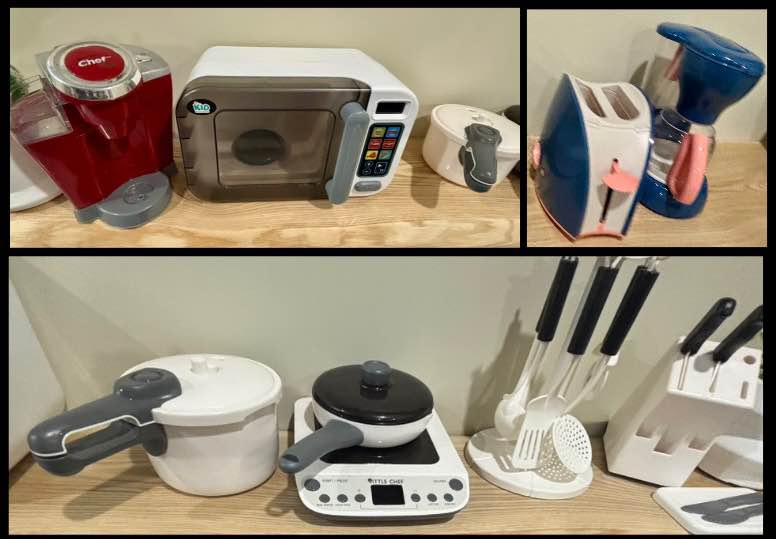 Set De Cuisine Enfant électroménager – Cafetière, Mixeur, Grille-pain, Presse-agrumes Avec Sons Et Lumières – Jeu De Rôle Dès 3 Ans