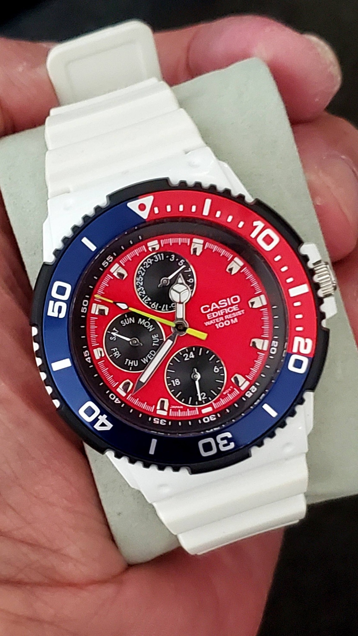 Casio watch bezel options for MRW-230 Pepsi