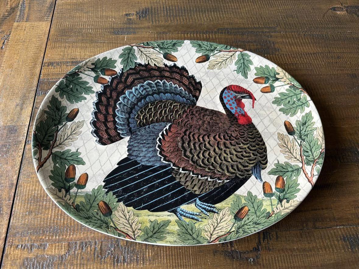 John Derian mahjong bird plates collection