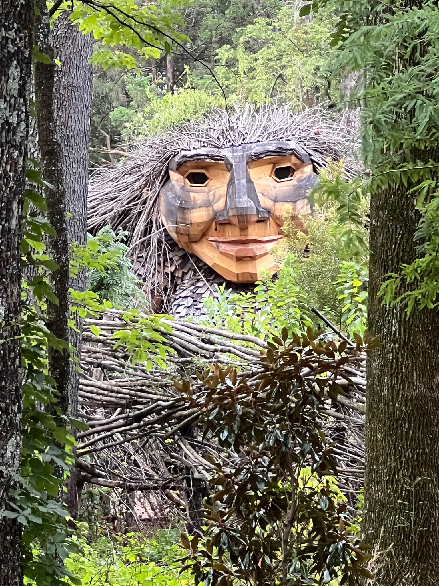 Mama Zelda's troll in Alabama's Huntsville Botanical Garden