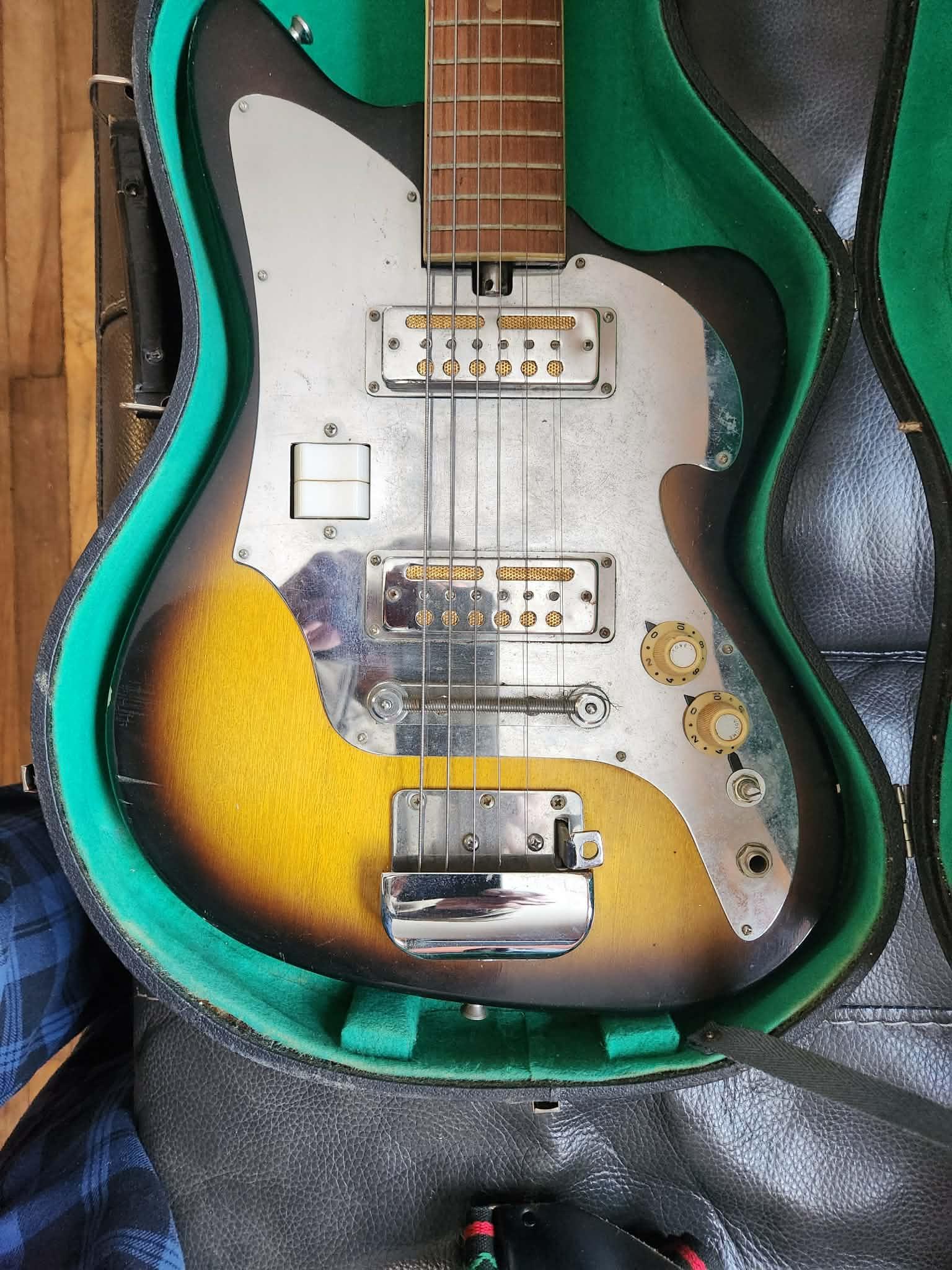 Zenon 1400D bridge parts for Teisco guitars