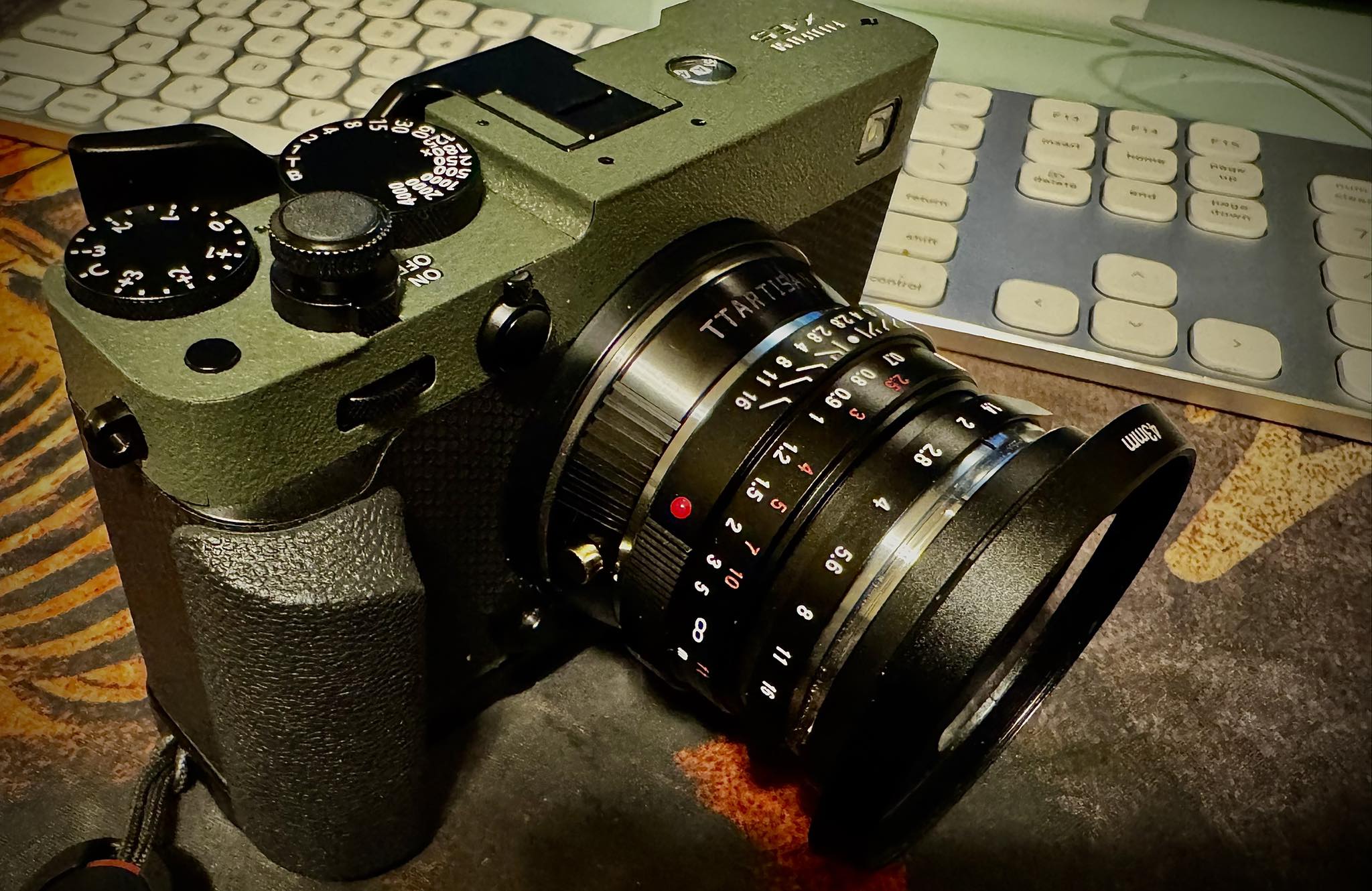 Agfa Color-Apotar 45mm f2.8 with m39 mount.. Fujifilm X-E1..
