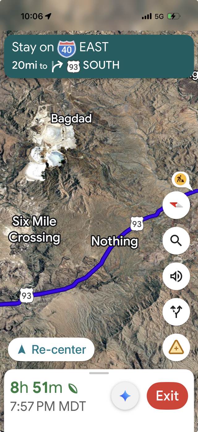 I wonder what I will find in Nothing. Arizona desert is full of…oh