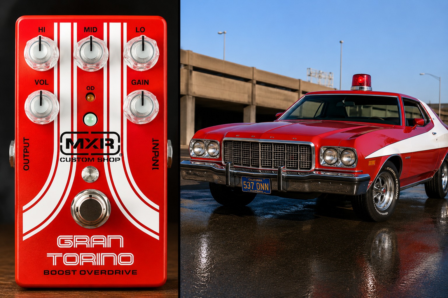 MXR Custom Shop Gran Torino グラントリノ Gran Torino pedal artwork by MXR artist