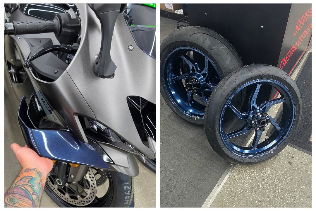 Removing blue wings from Gen 7 ZX10R?