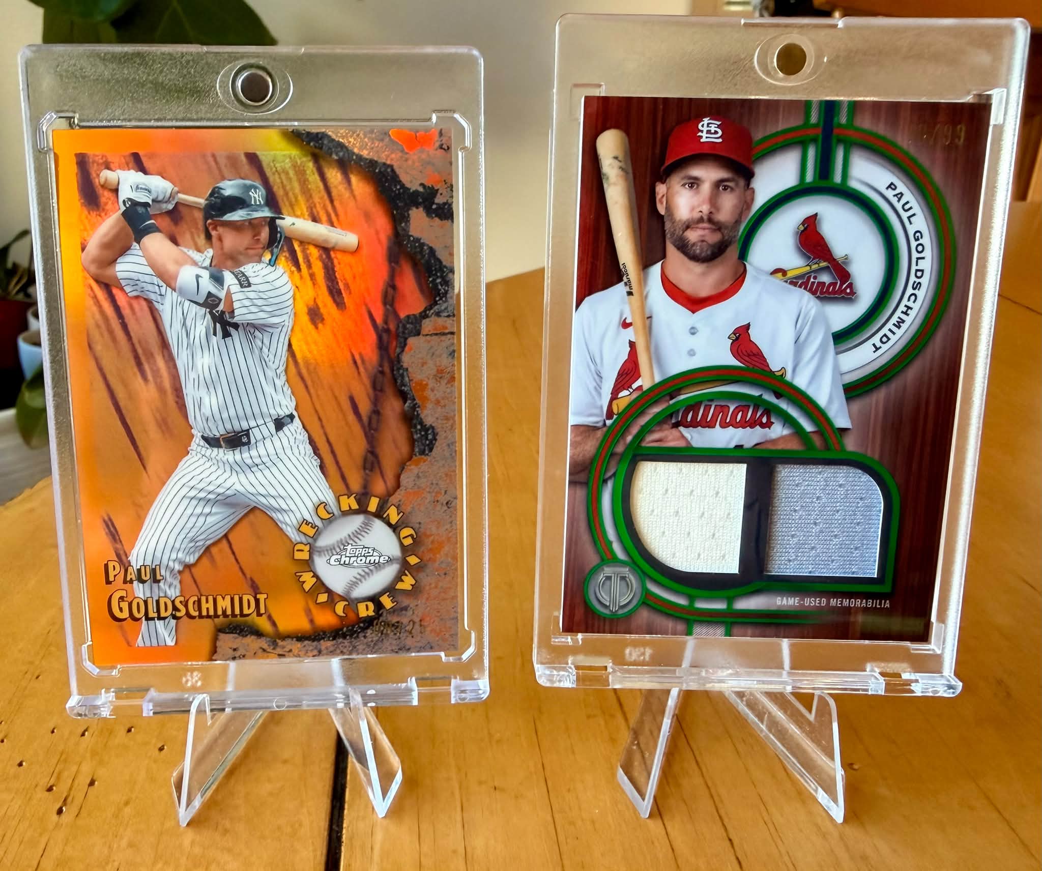⭐️PAUL GOLDSCHMIDT 2x CARD LOT⭐️ 💥💥💥2x CARDS, 1 AUCTION