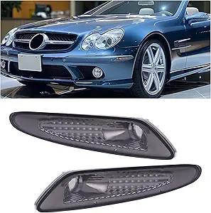 OEM#: 2118200121 Front Bumper Side Marker Lights Smoked Lens For