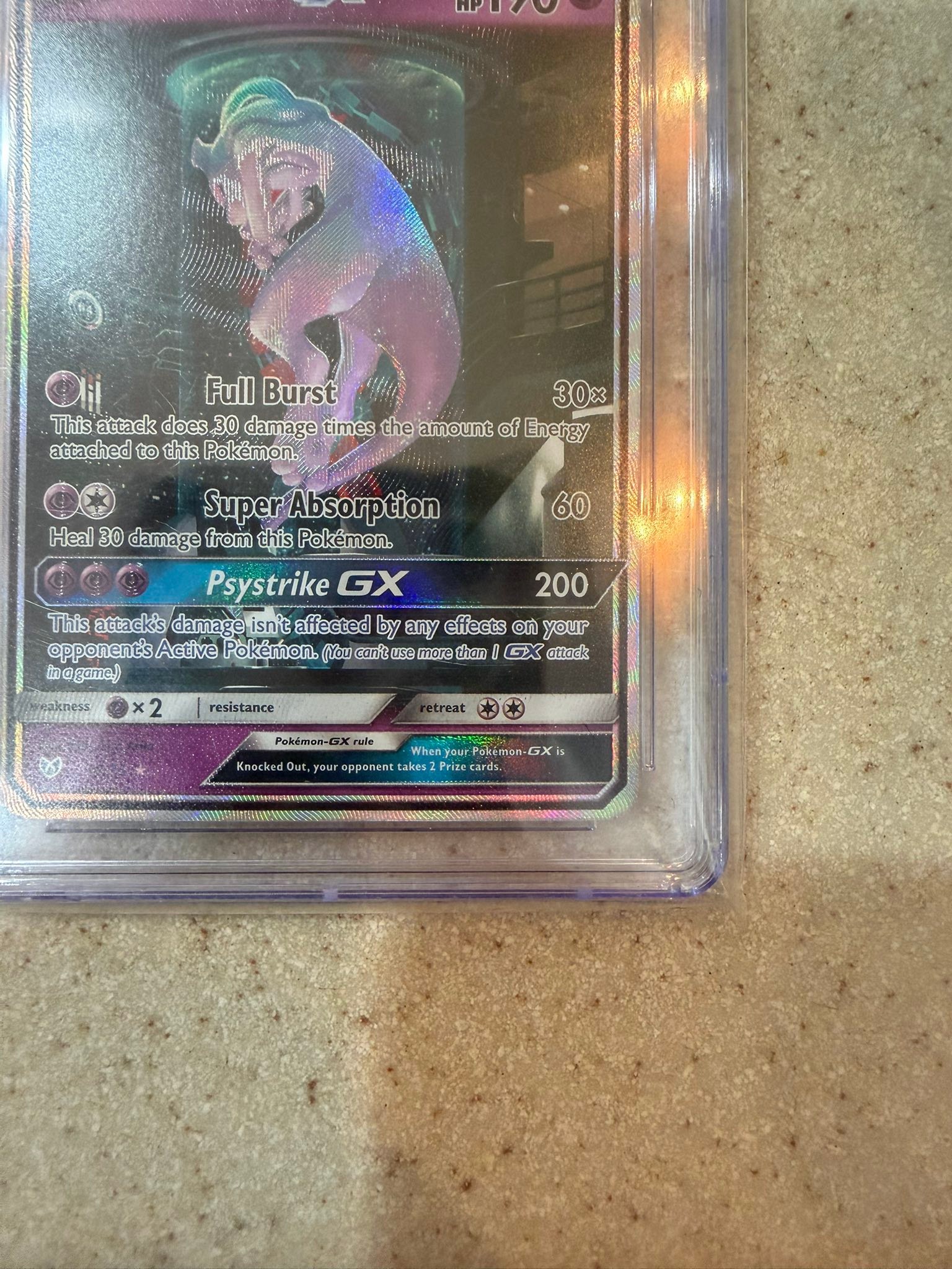 CGC 8.5 Shining Legends Mewtwo GX display picture 1