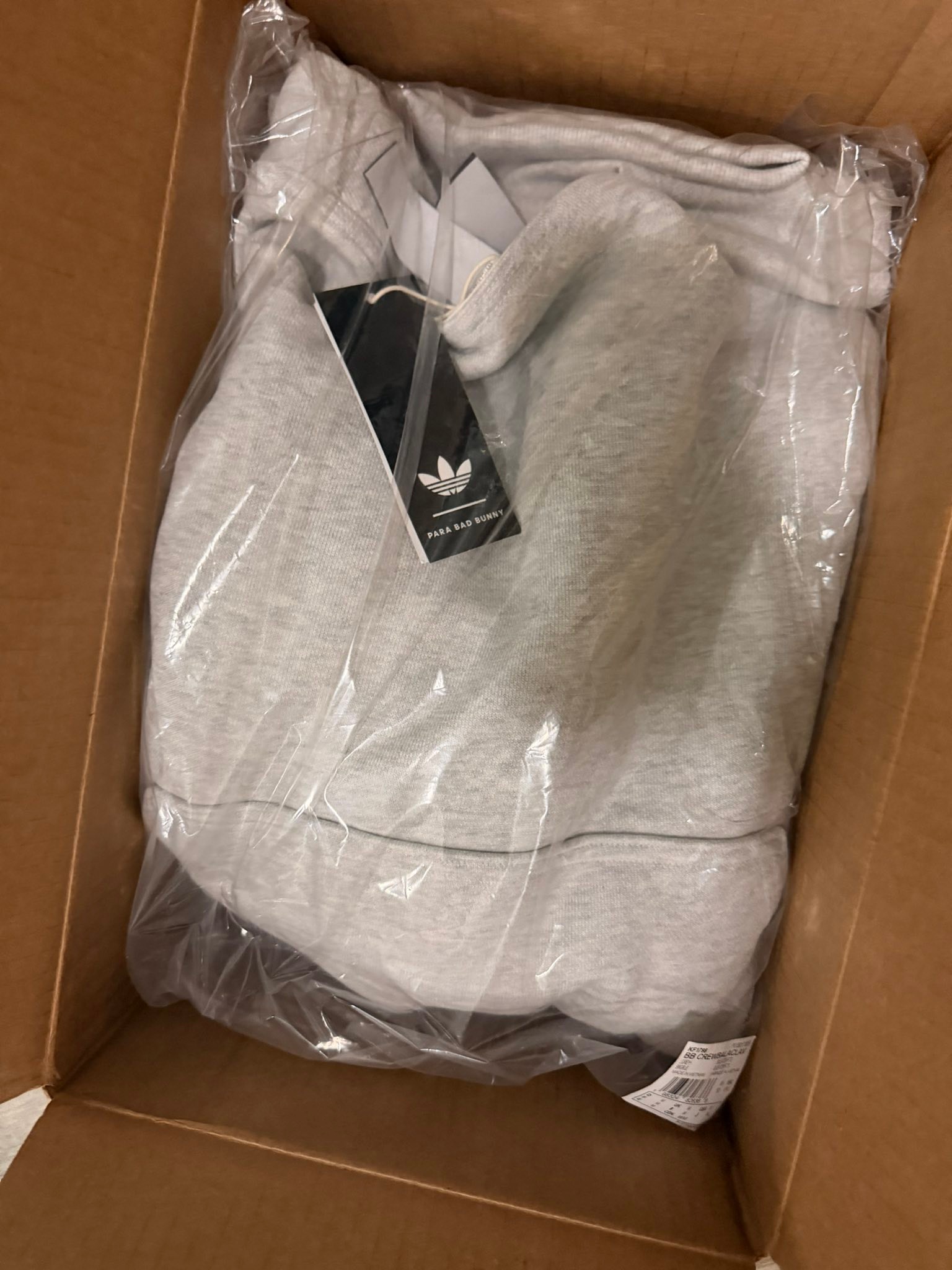 ?ADIDAS X BAD BUNNY HEAVY CREW NECK & HOODED BALACLAVA SWEATSHIRT 