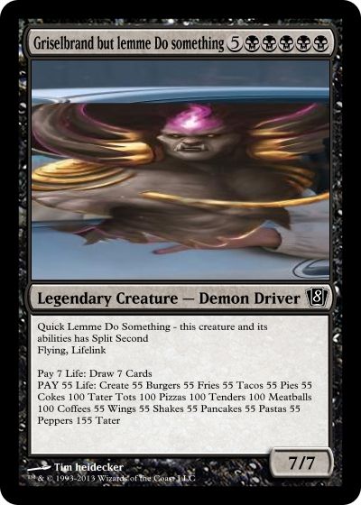 mtg pay 7 life draw 7 cards Griselbrand [Grand Prix Promos]  TokenMTG Draw seven cards. Griselbrand