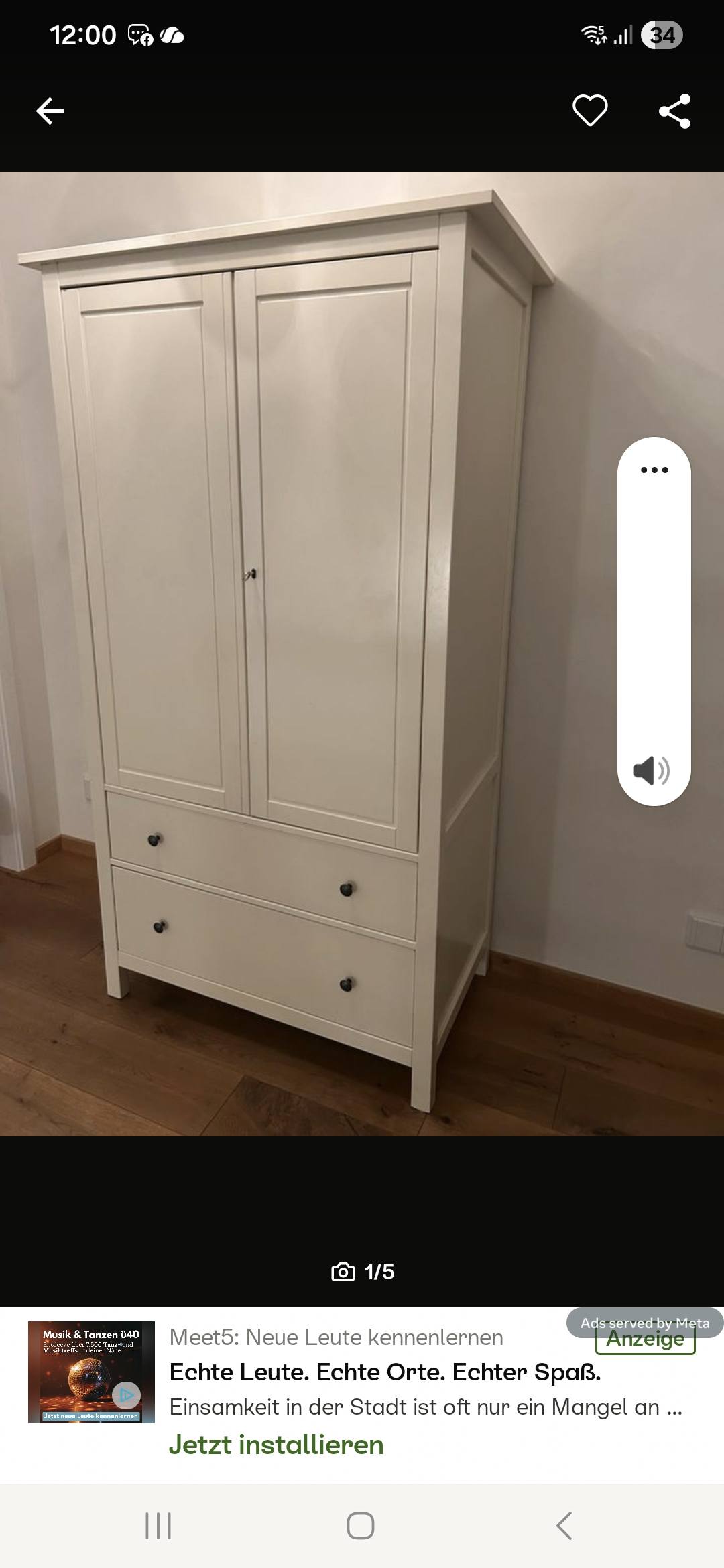 Ikea Hensvik Regal und Hemnes Kleiderschrank (alte Serie) zu verkaufen