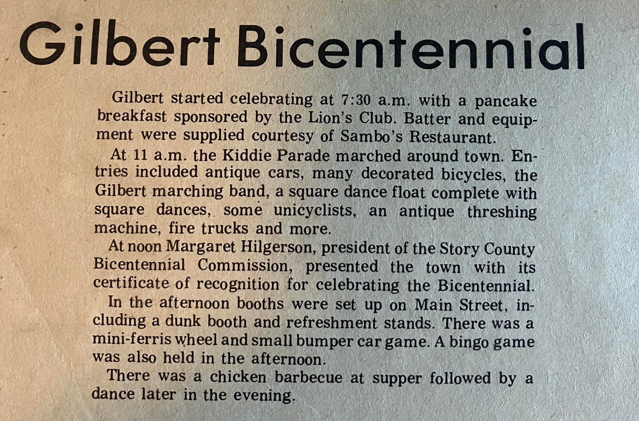 1976 Amarillo Globe News Bicentennial edition found