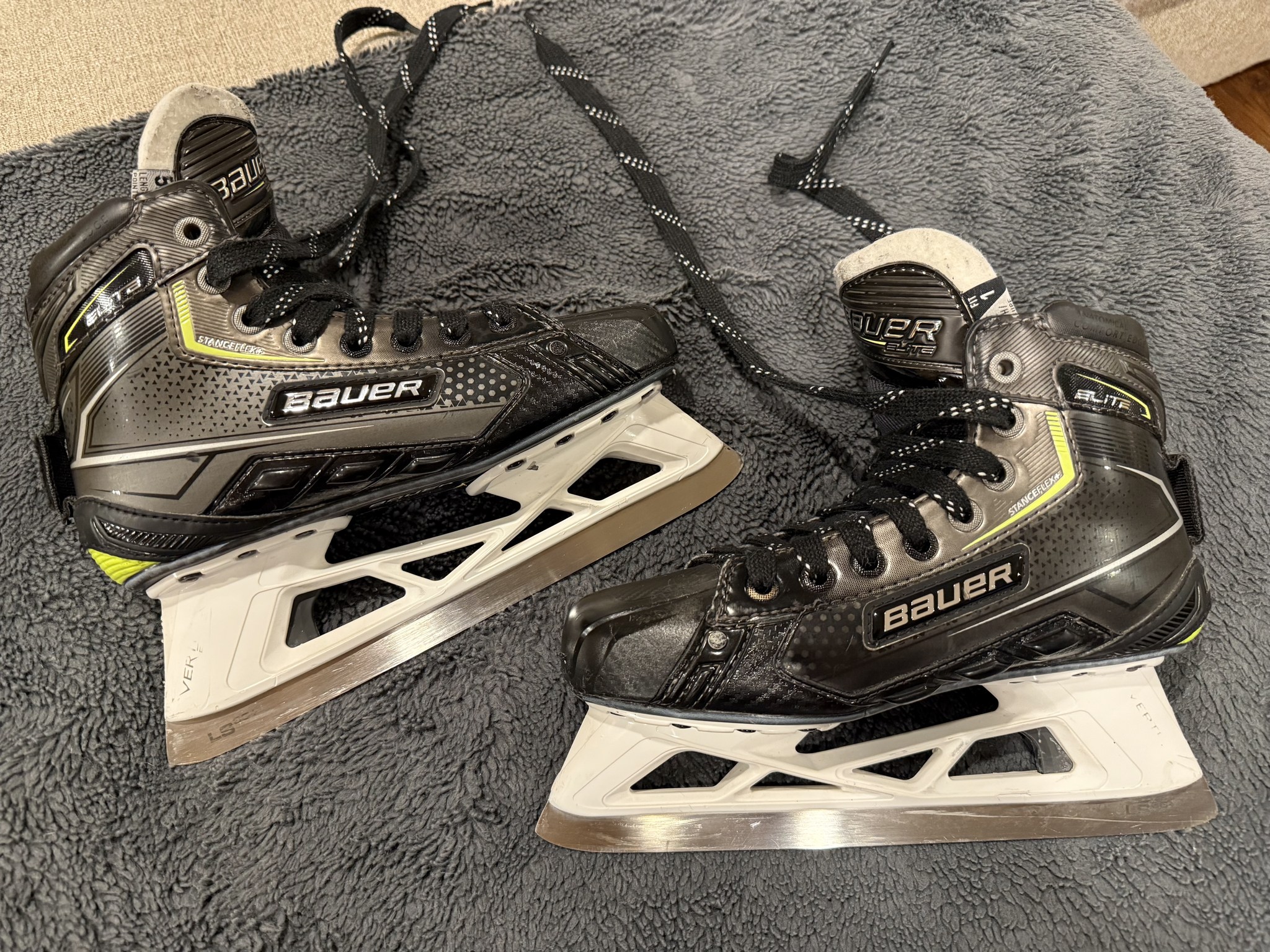 Used bauer elite goalie skates for sale