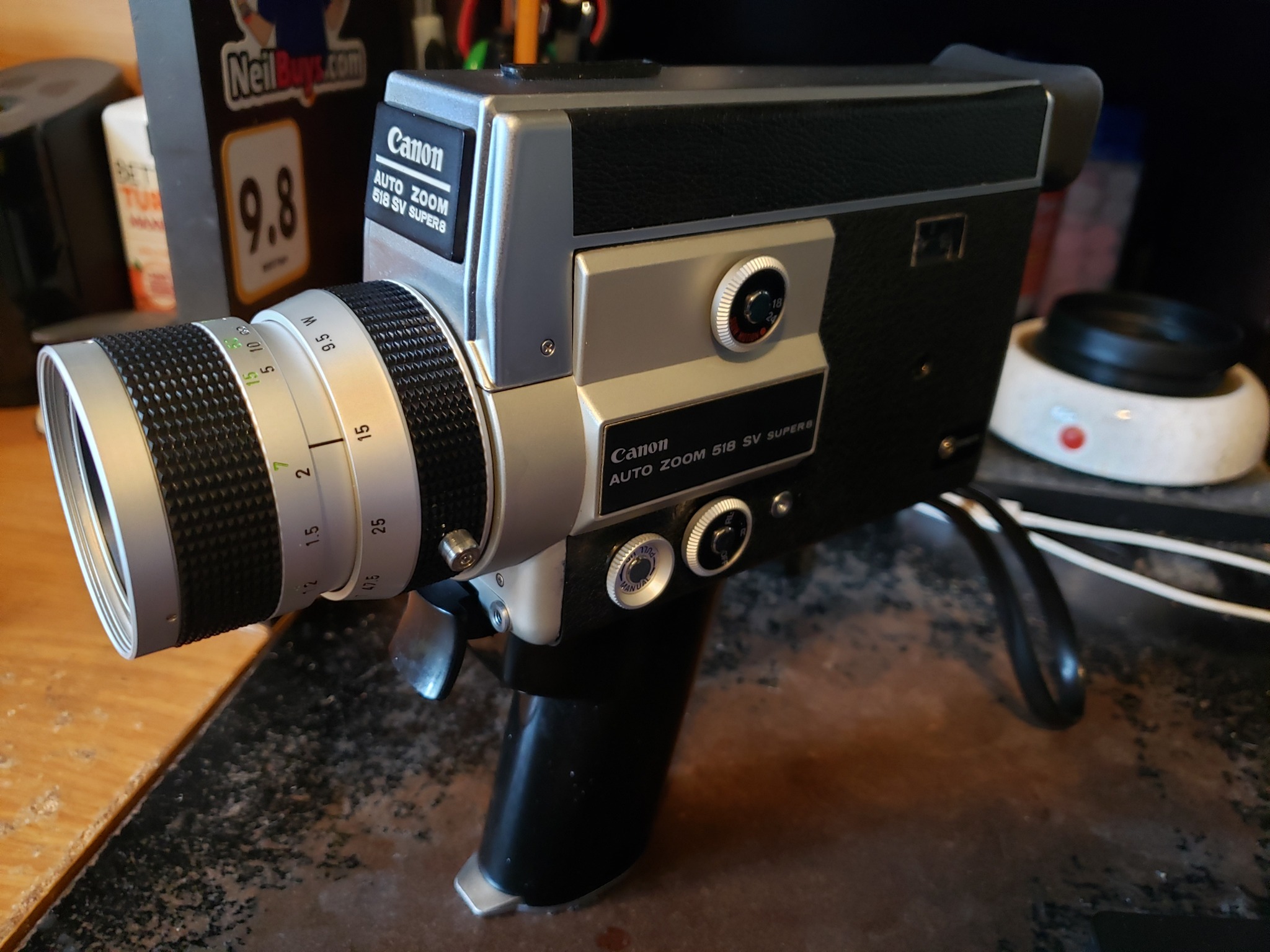 Hi everyone. Finally found a working Super 8: Canon Autozoom 518
