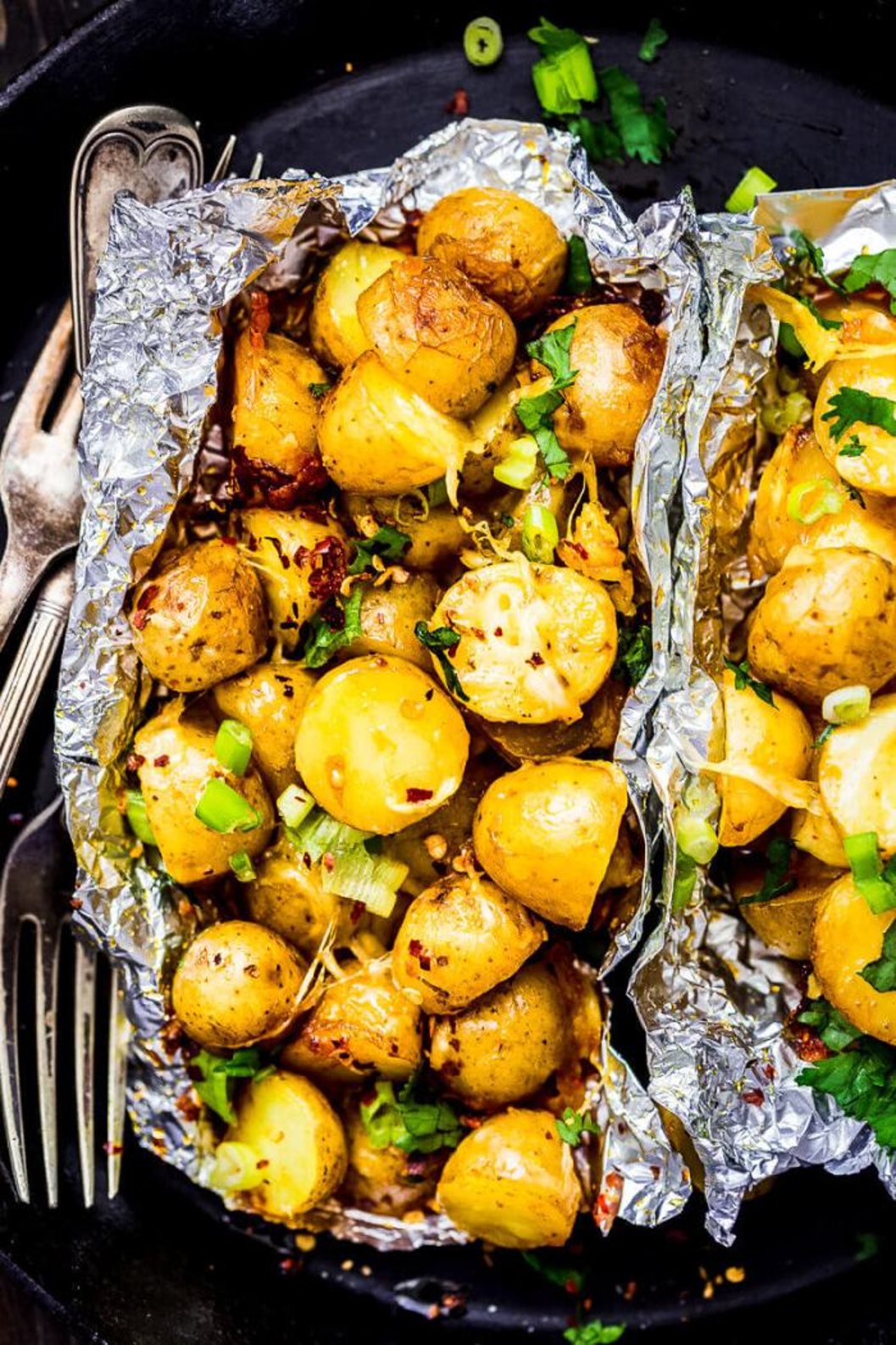 Thomas potato fire recipe for campfire style potatoes