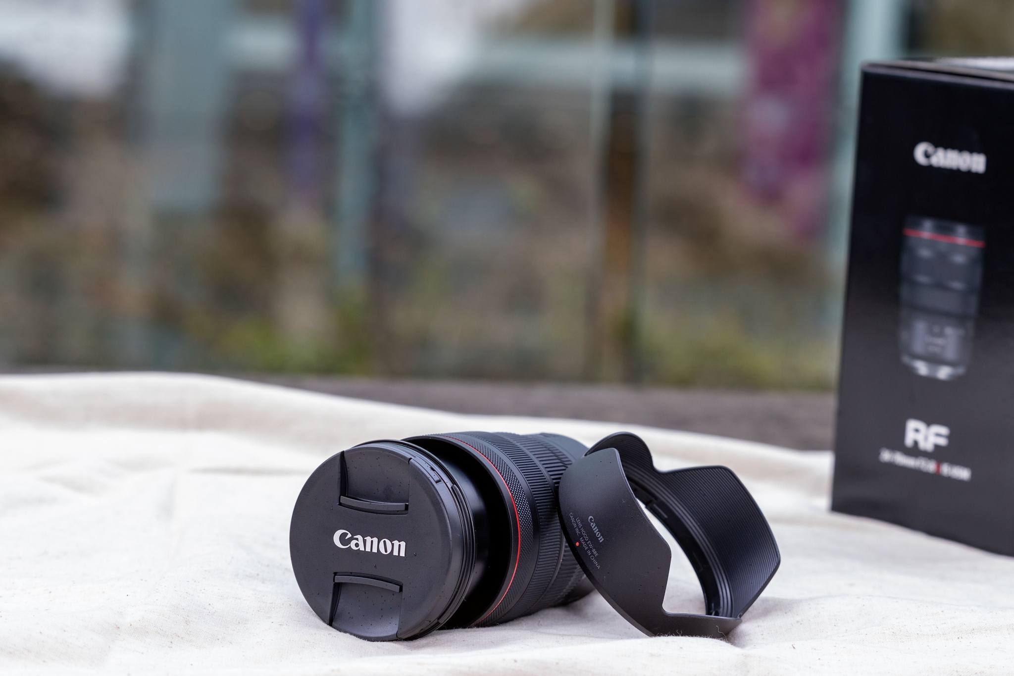 What clear lens filter is recommended for Canon RF24-70mm F2.8L IS
