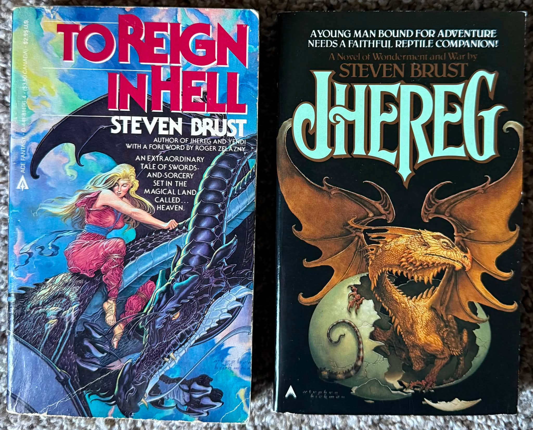 Agyar by Steven Brust, a unique vampire novel