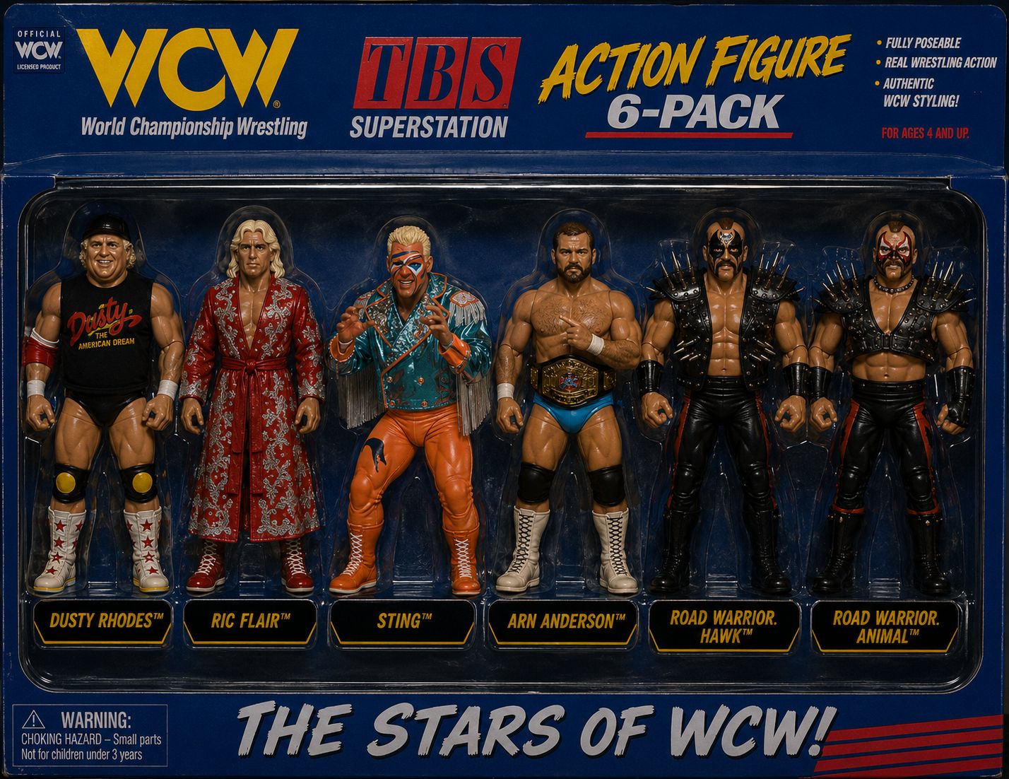 WCW プロレス フィギュア 10体セット 当時物 Nostalgic look back at WCW's TBS era