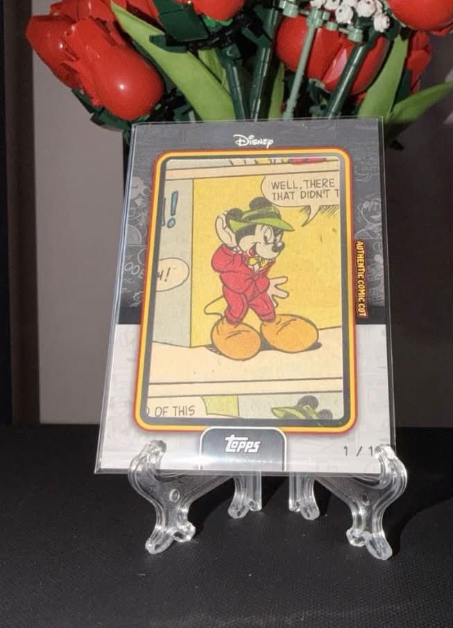 INSANE 1/1 sketch card from Disney chrome 😳🤩 @topps