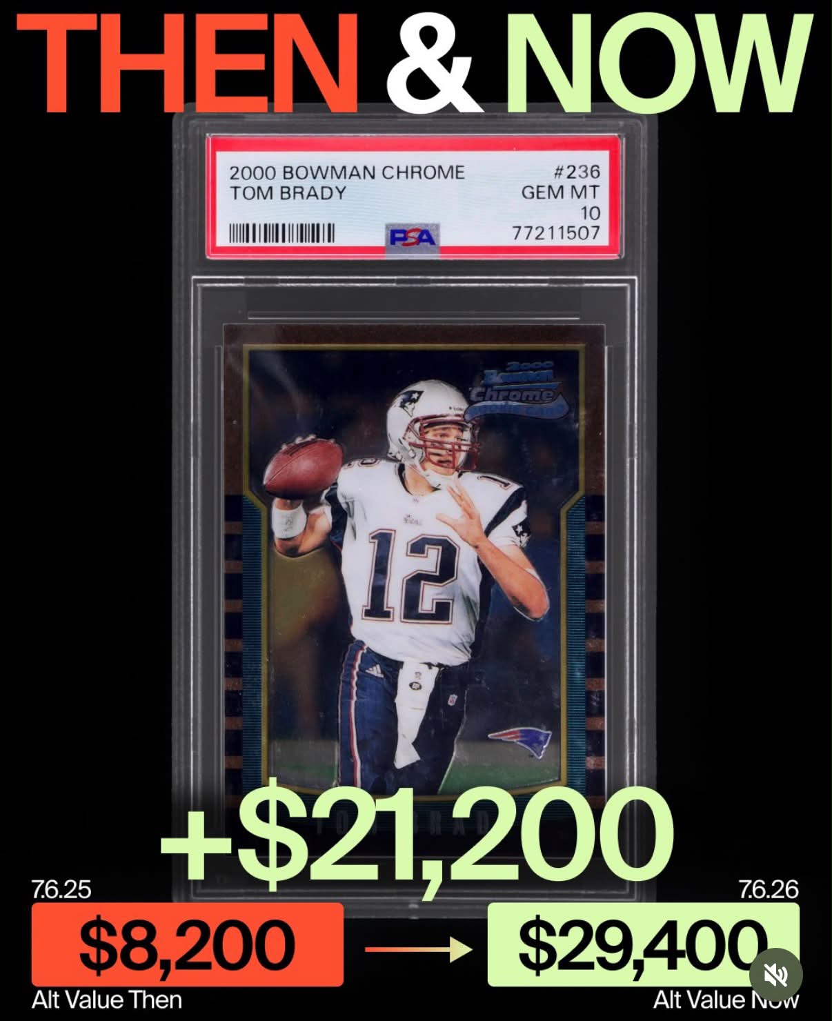 tom brady graded rookie card 2000 UD - 2000 Tom Brady Bowman Chrome