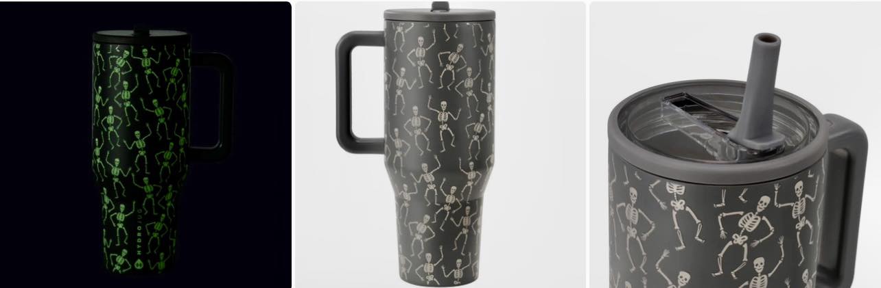 Hydrojug Halloween tumbler auction display picture 1