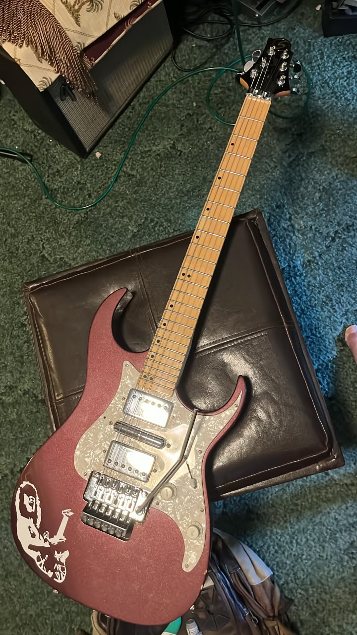 Samick Greg Bennett Interceptor IC-30 early-production purple HSH