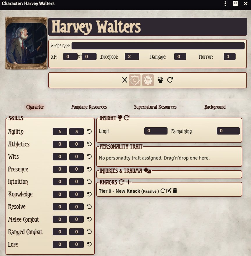 Arkham Horror : The Roleplaying Game | I have a question I hope you all ...