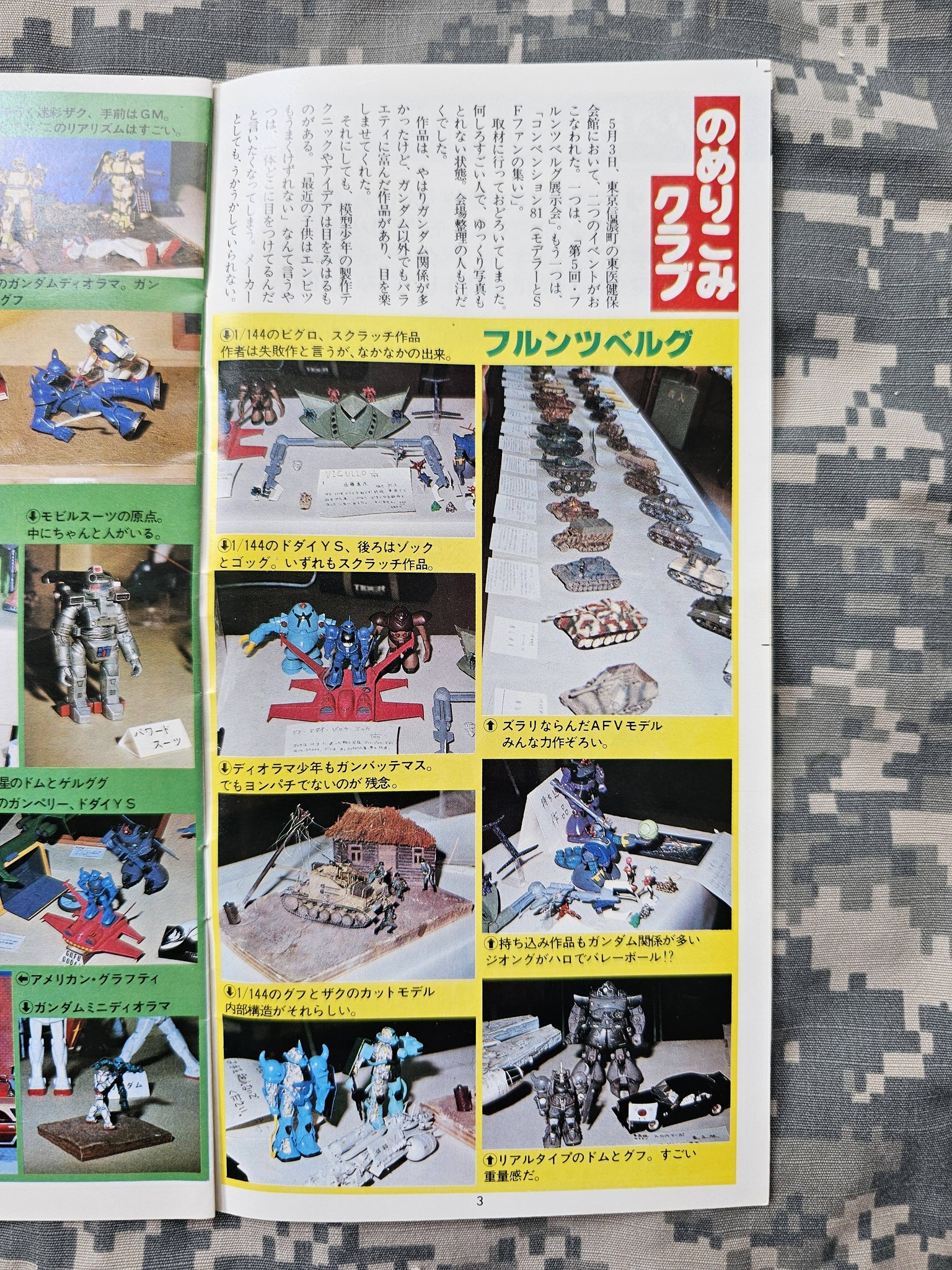 CROSS OVER FANZINE 5 模型情報 Vol.23 1981/7 #BANDAI