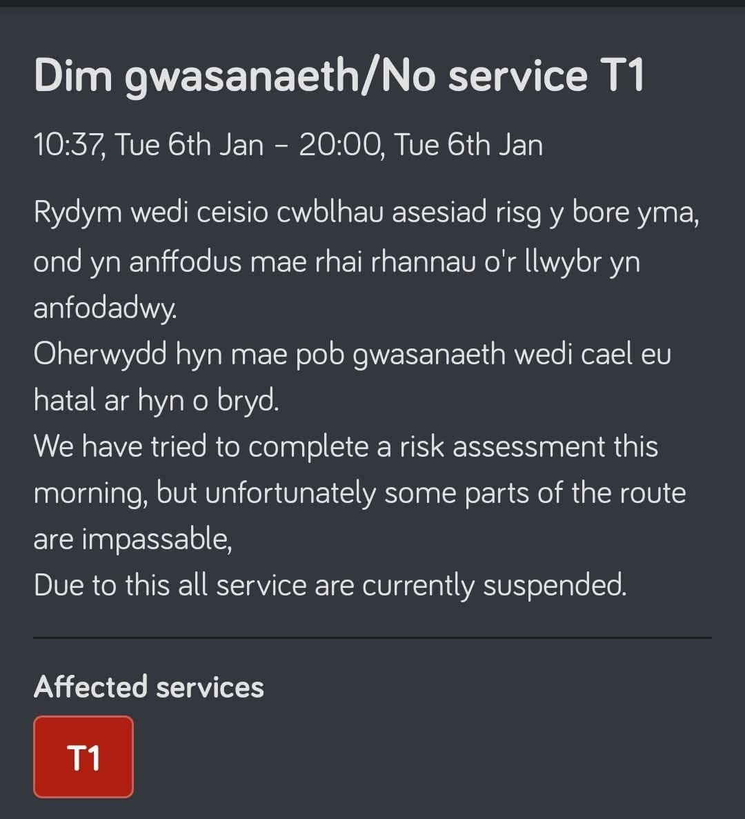 Ceredigion Community Travel Alerts | Facebook