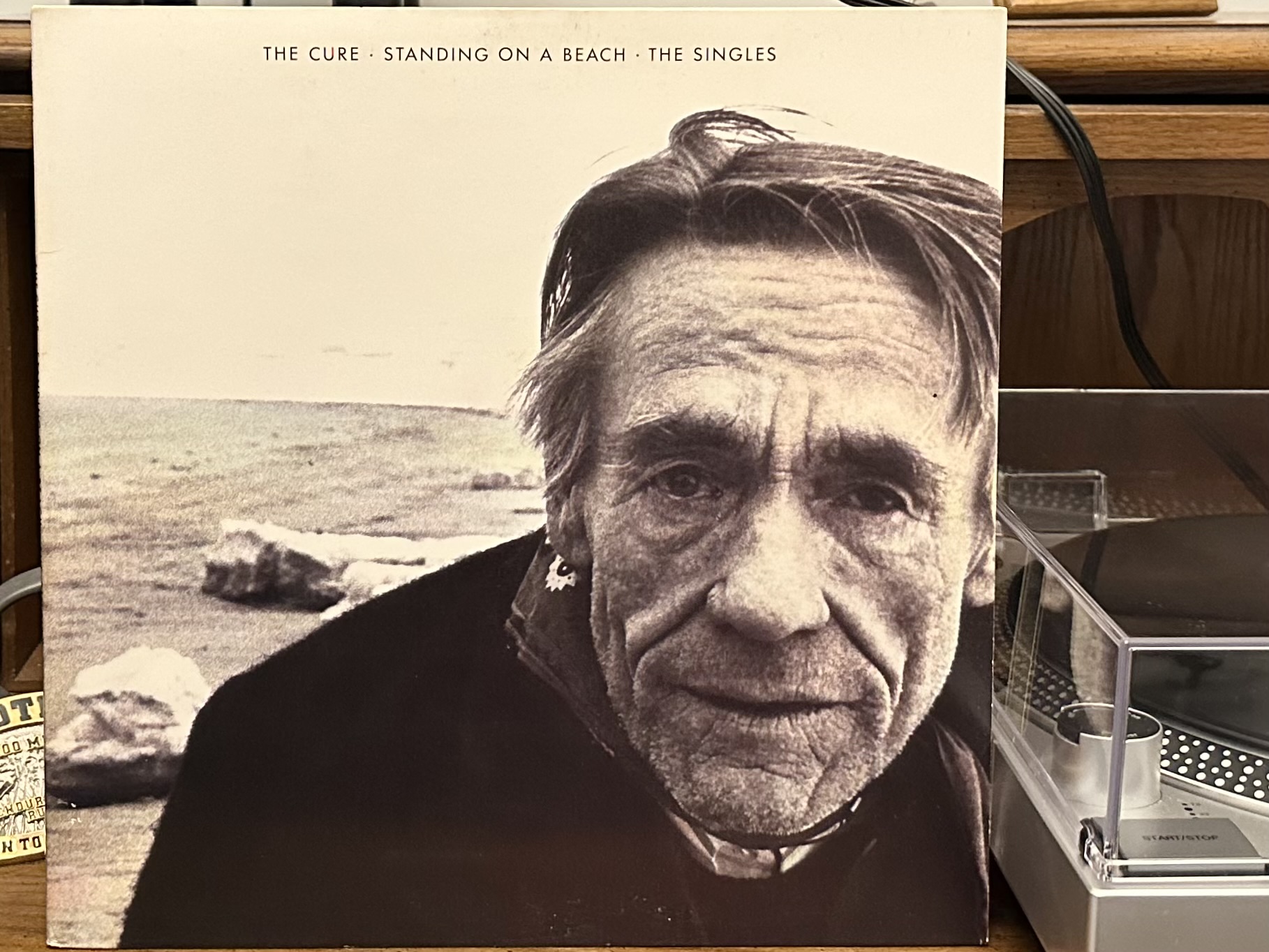 Here's my unopened copy of Standing On A Beach. It's been sealed