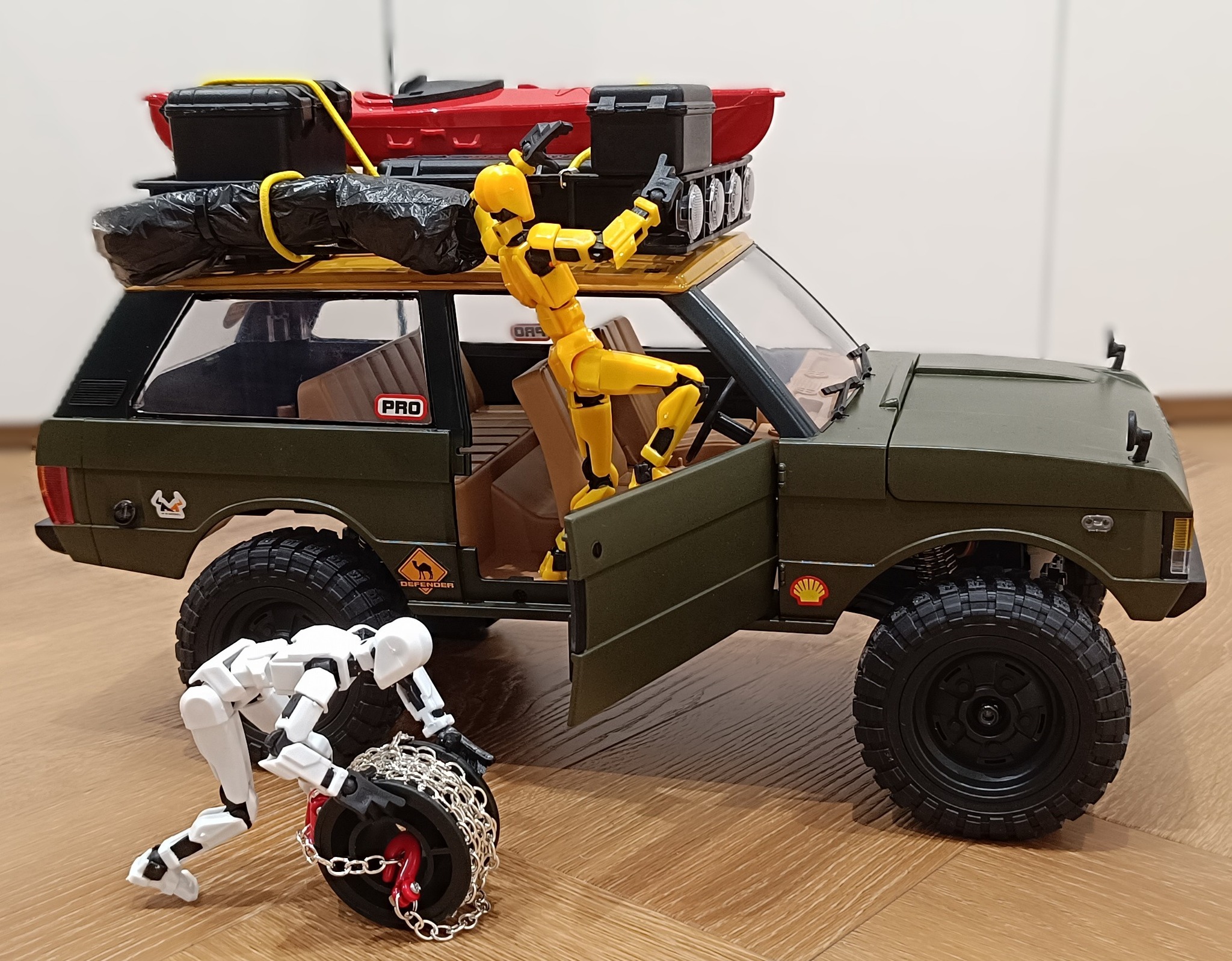 MN168 Range Rover RCクローラー カスタム Customizing mn168 rc range rover