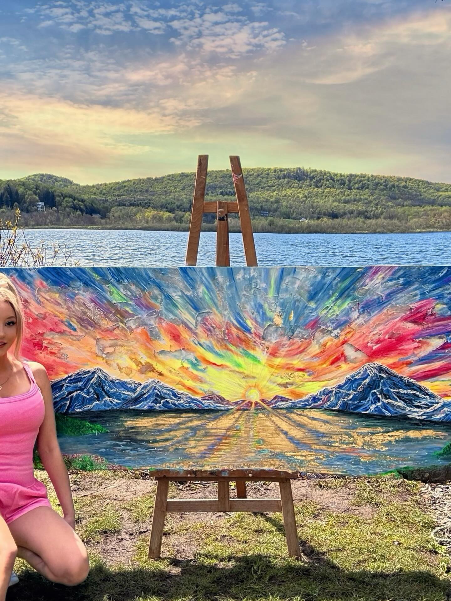 Vibrant sunset colours inspire sweet memories