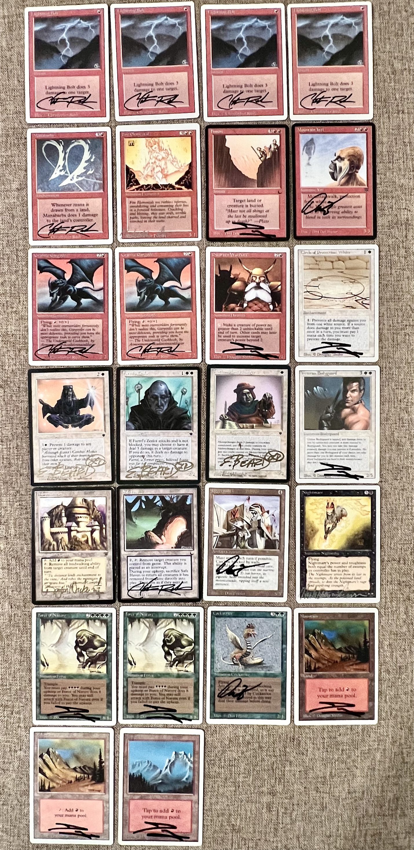 mtg german cards Smoke - Foreign Black Bordered Magic The Gathering Revised German