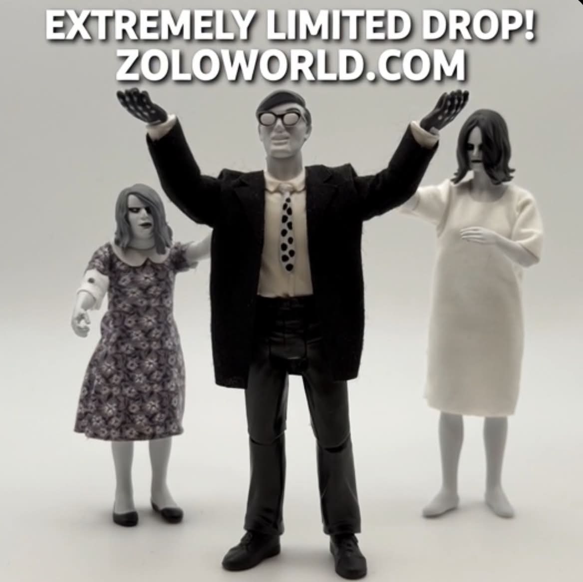 Asmus Toys presents Katty and Khloe zombie twin girls figures