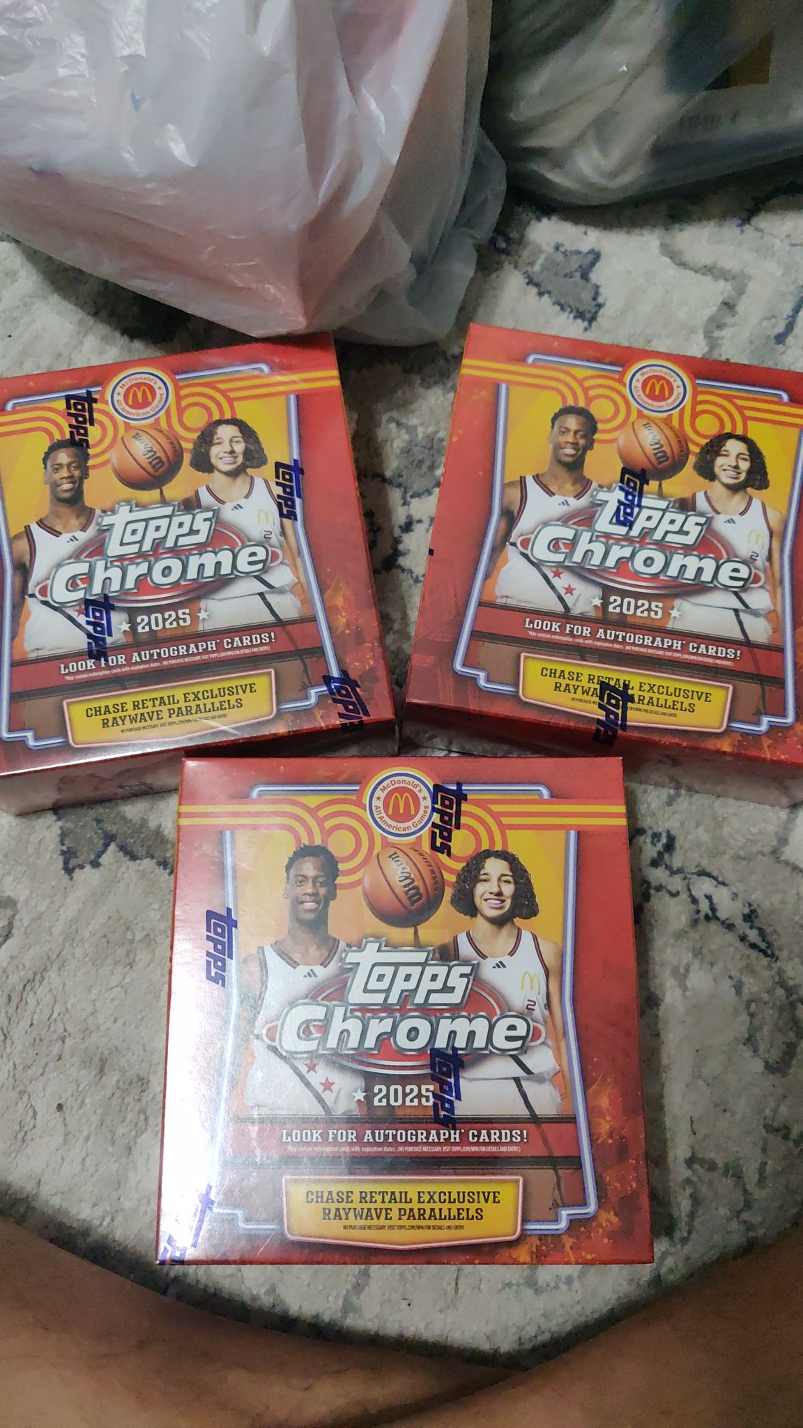 Collecting McCain NBA cards from Haunted Hoops packages