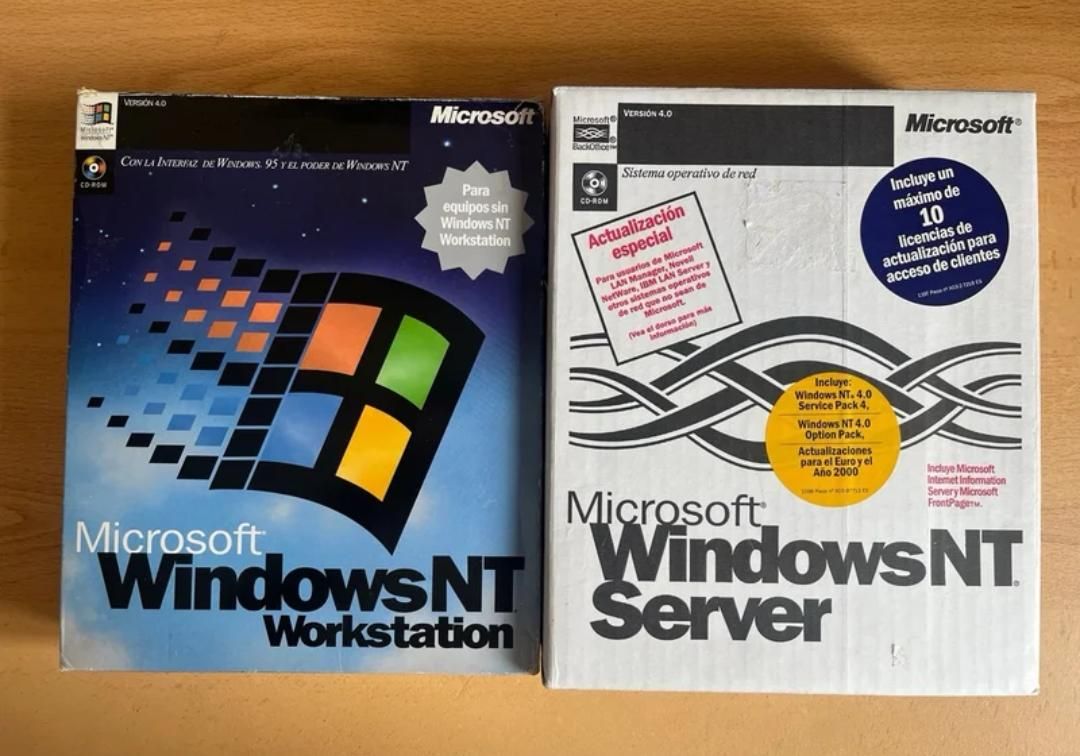 Vintage Microsoft Windows NT 4.0 Workstation found