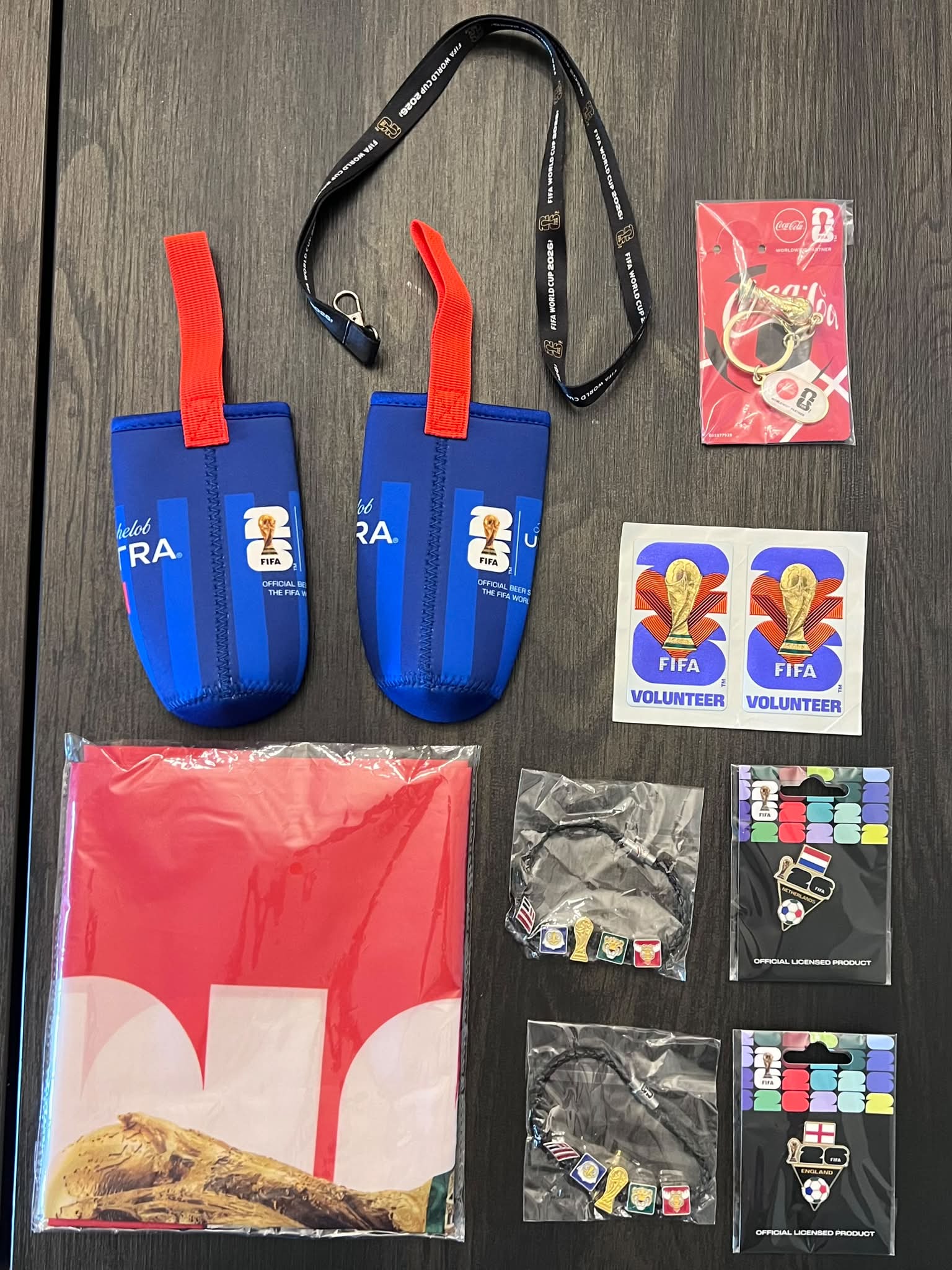 FIFA World Cup 2026 volunteer trading items for cool pins, LA
