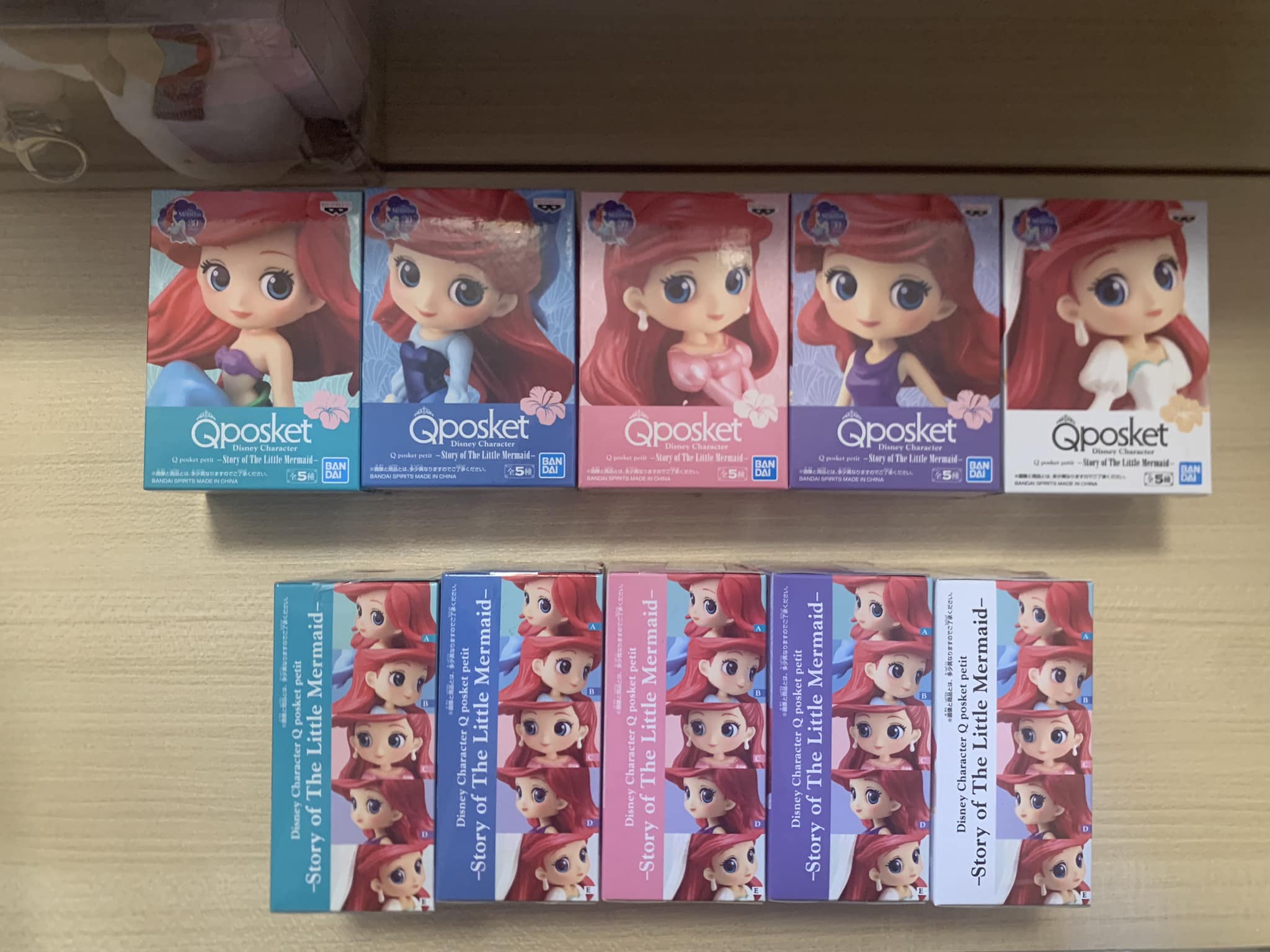 Disney Qposket Petit Little Mermaid figure set for sale