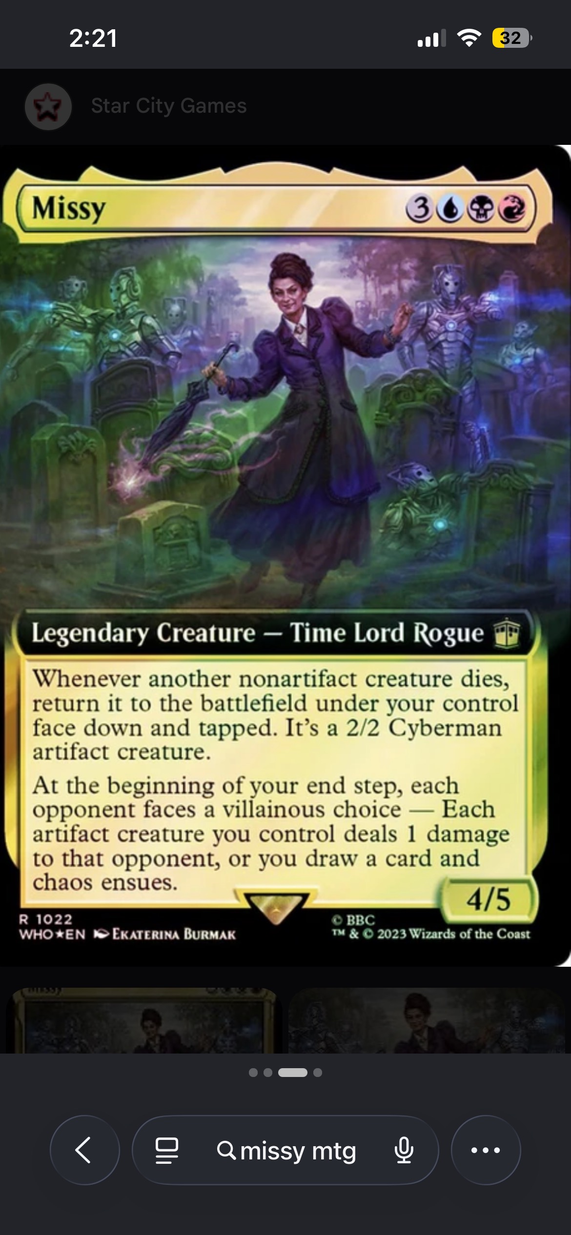 missy mtg card 401 Games Canada - Missy Price | mtg