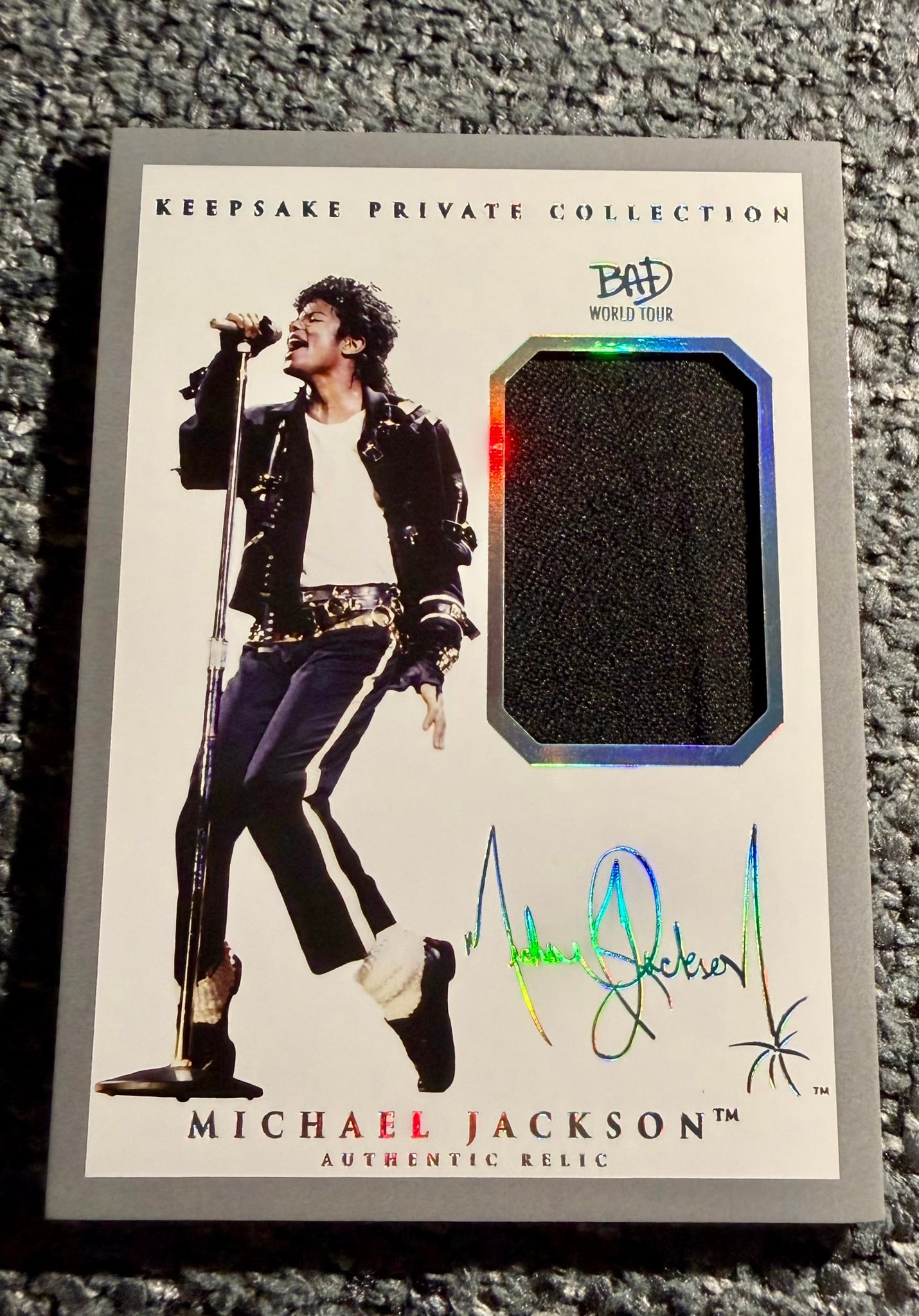 What is the value of a Michael Jackson Bad Tour worn glove relic