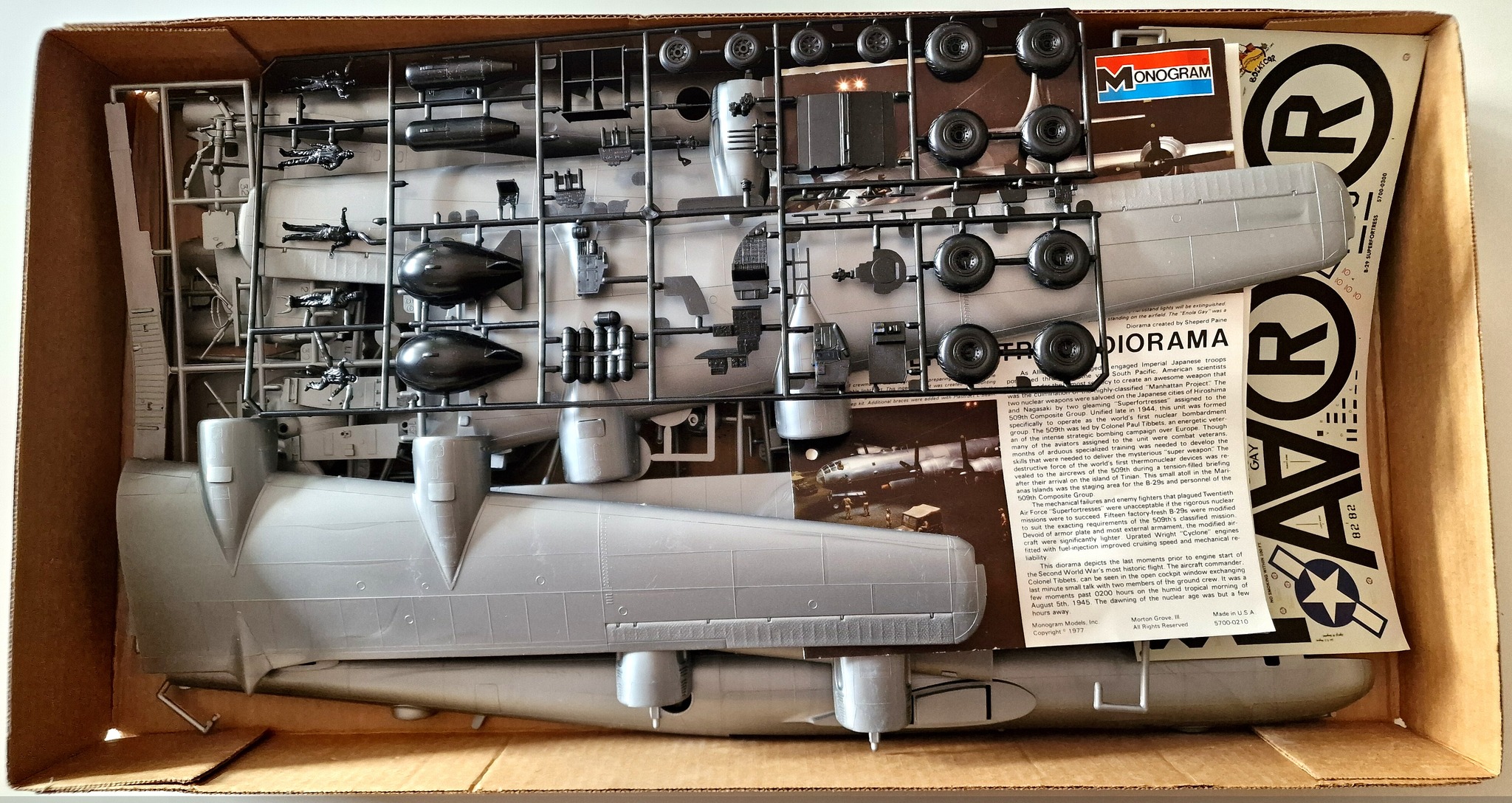 Monogram 1:48 scale B-29 Superfortress model kit