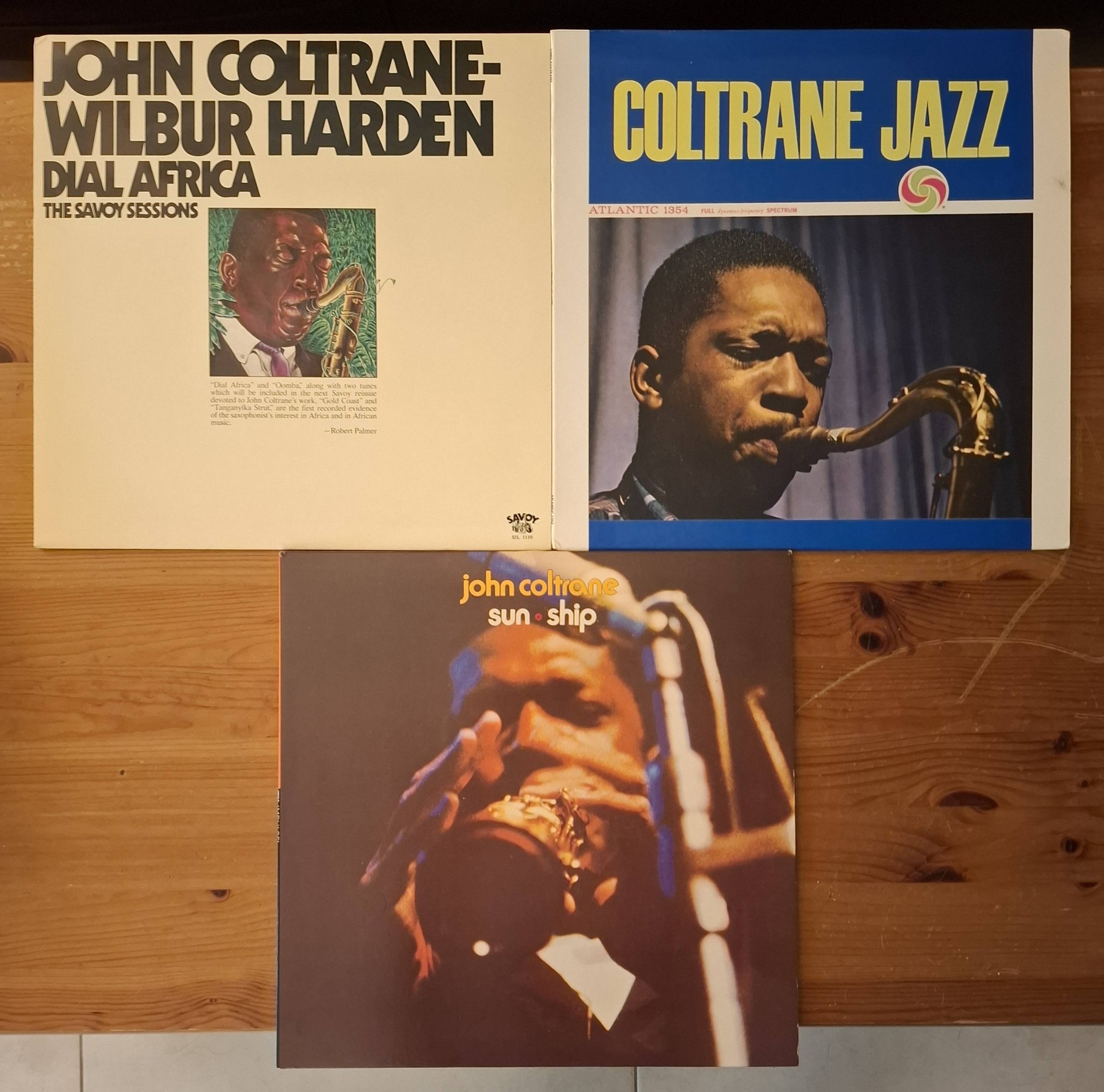 John Coltrane Vinyl Records: Dial Africa, Coltrane Jazz, and Sun Ship