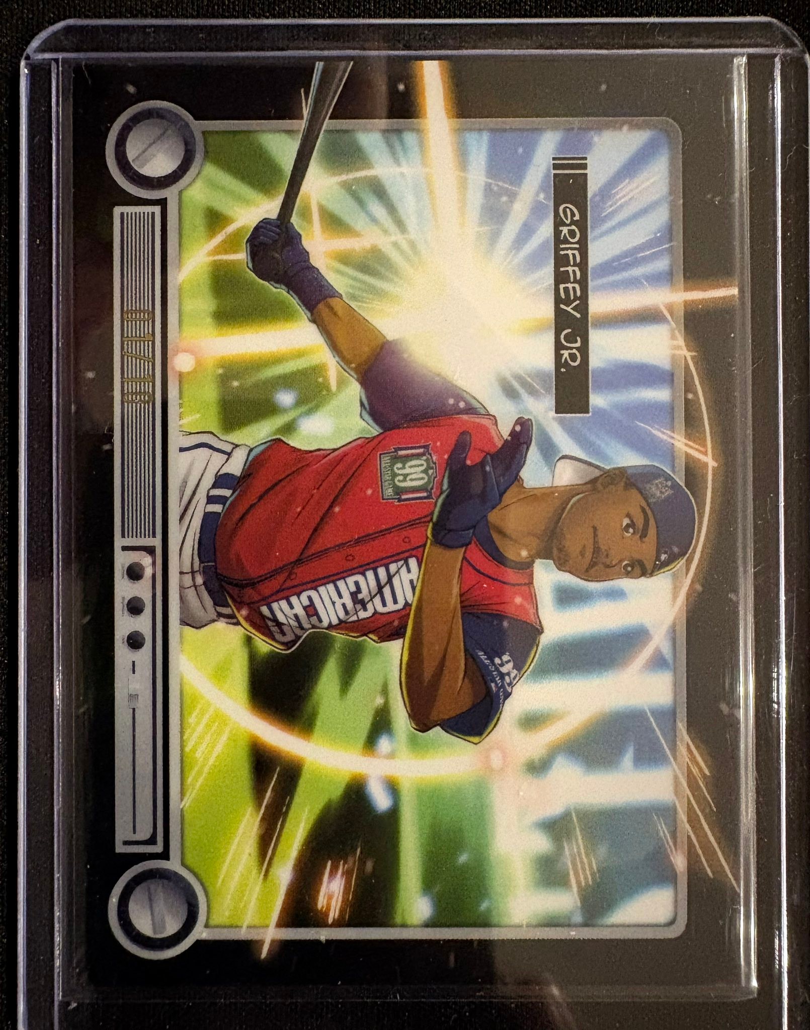 Pulling a rare Ken Griffey Jr card from a Bowman Blaster