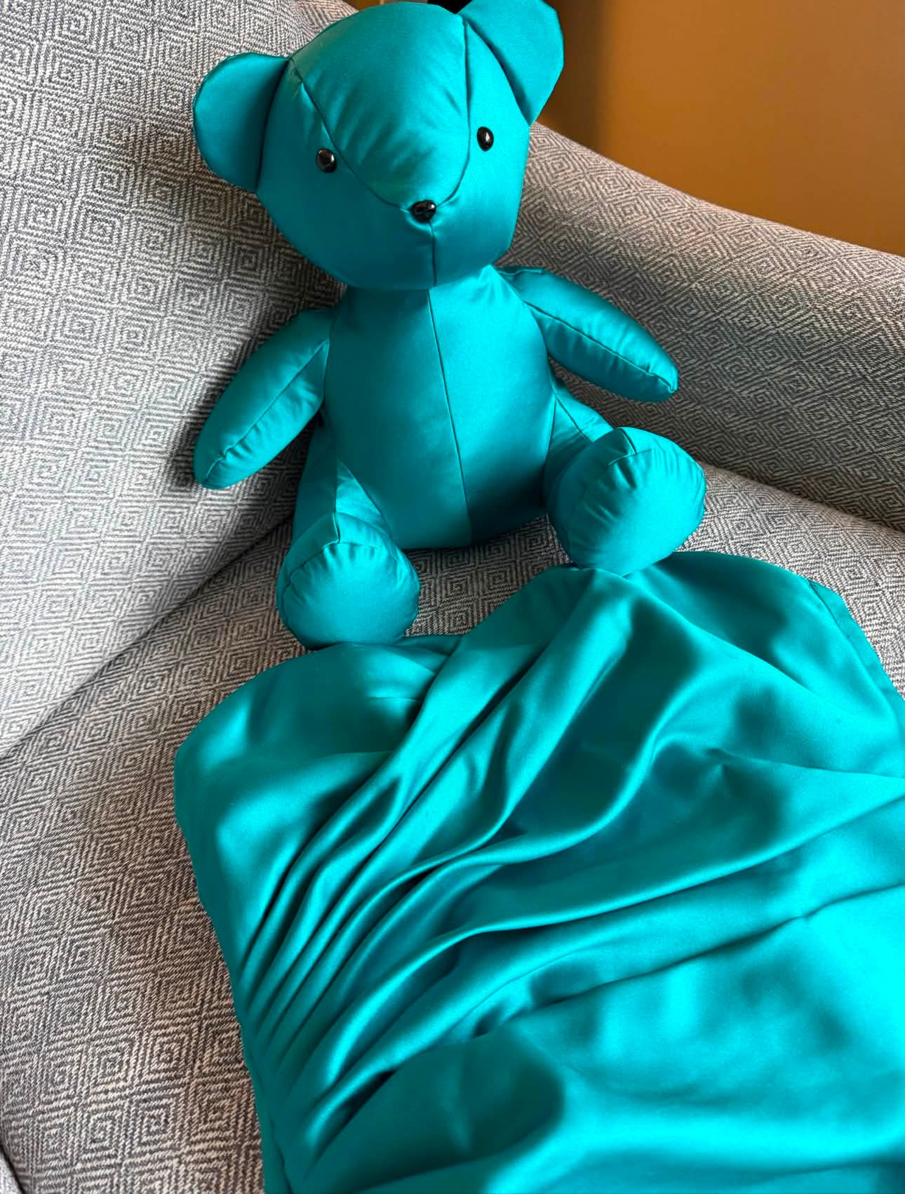 plush bridesmaid dresses Who can turn dress fabric into stuffed animals in Gardner, KS? Colour:Gray Neck Ruffles Sleeve Velvet 1990s Royal Blue Silk Non-Greasy Hair Conditioner