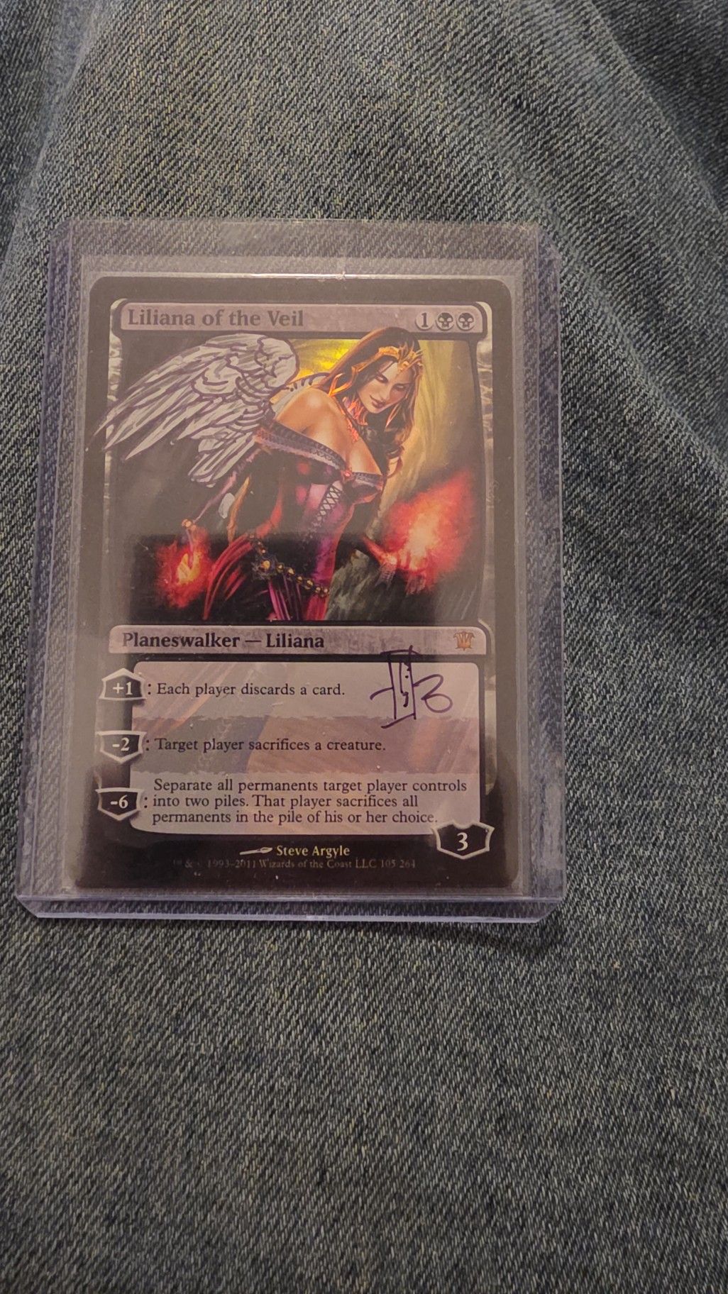Liliana Vess foil autograph Magic: The Gathering card for sale